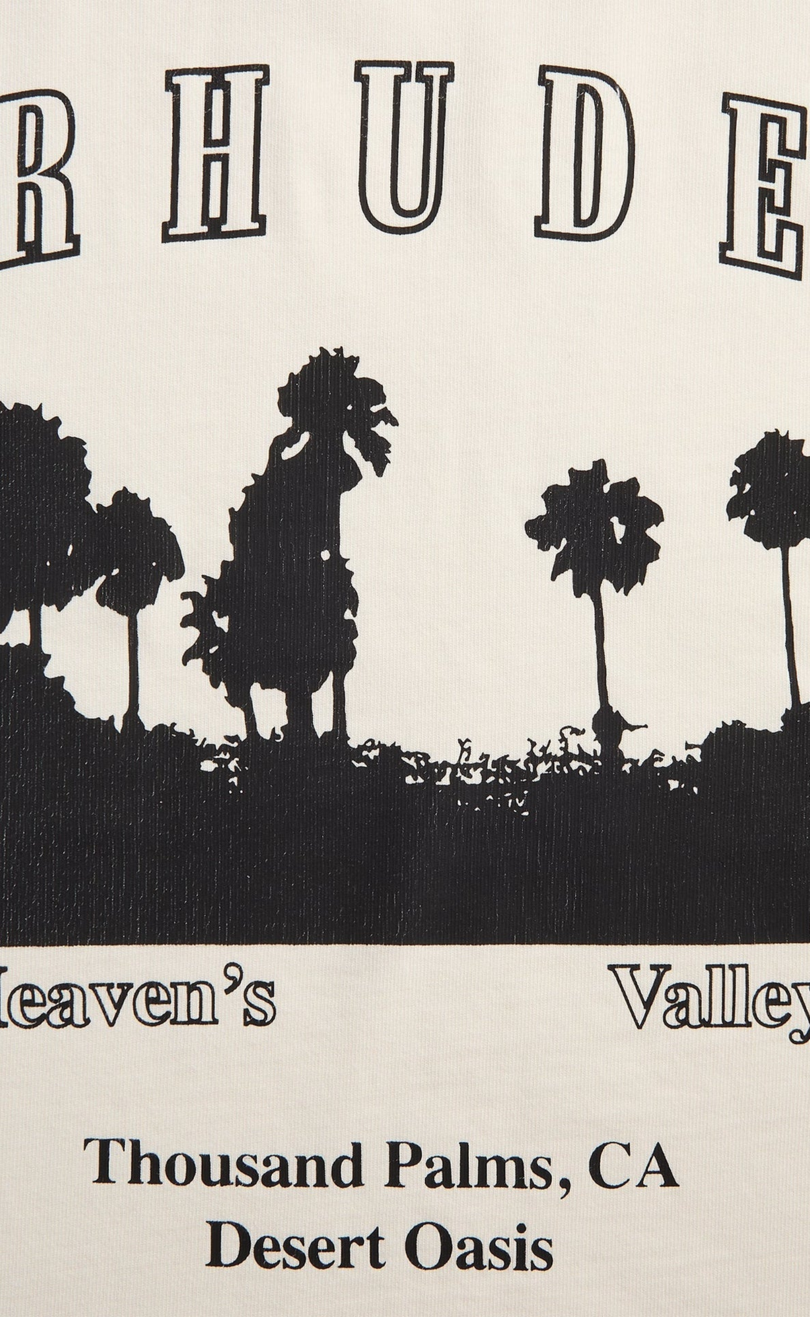 THOUSAND PALMS VINTAGE WHITE T-SHIRT