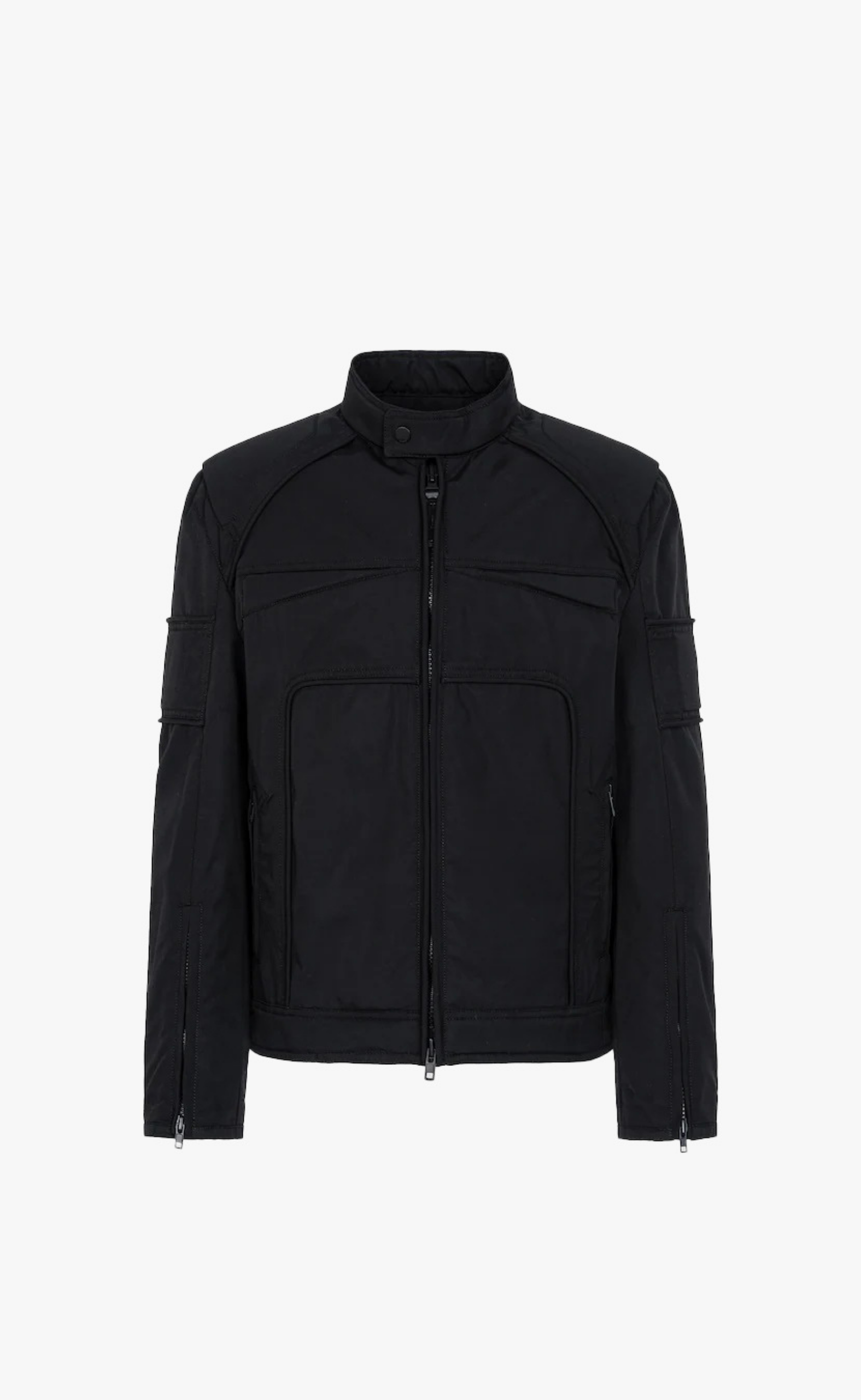 PADDED RACER BLACK JACKET