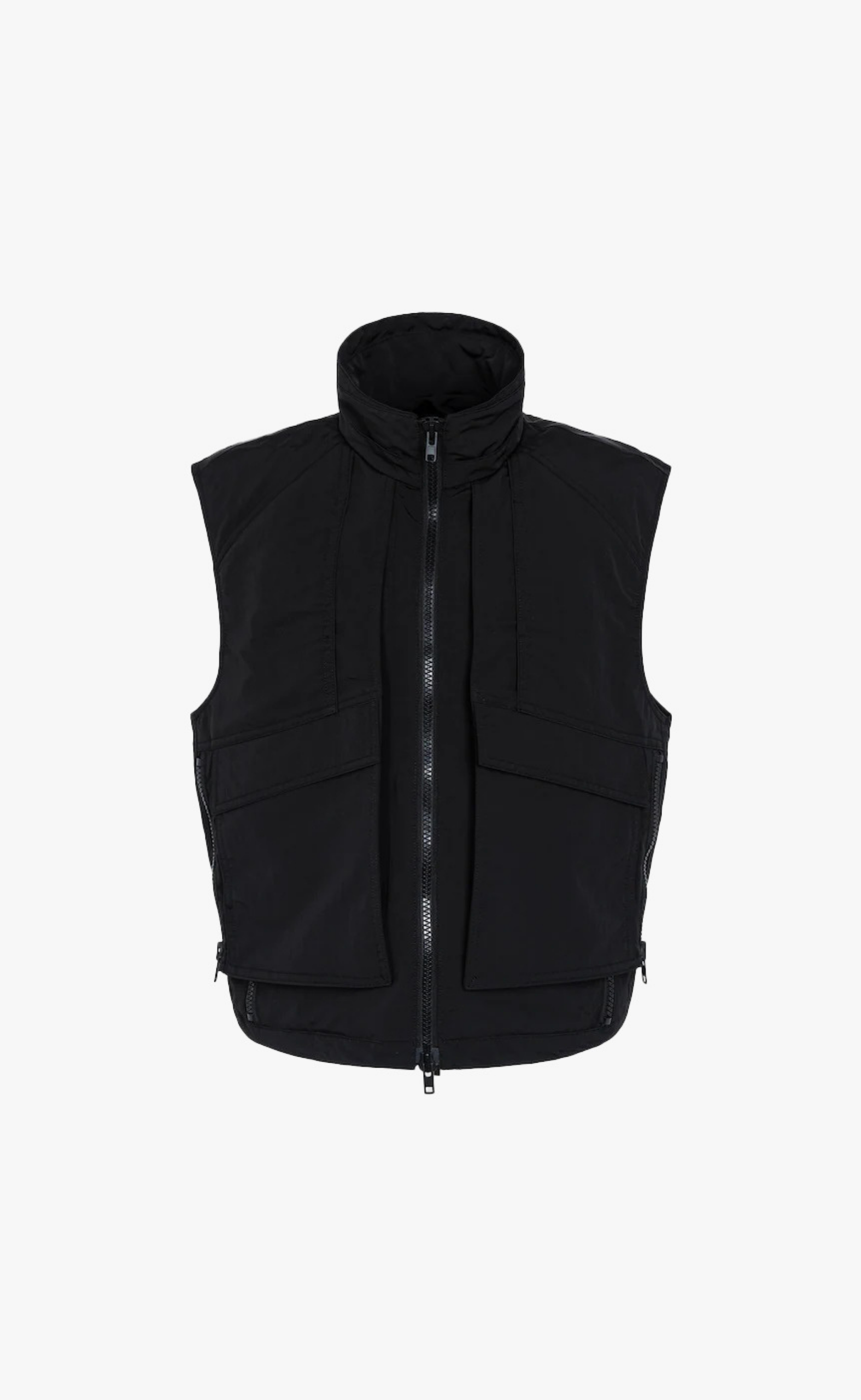 NYLON POCKET COVER BLACK VEST