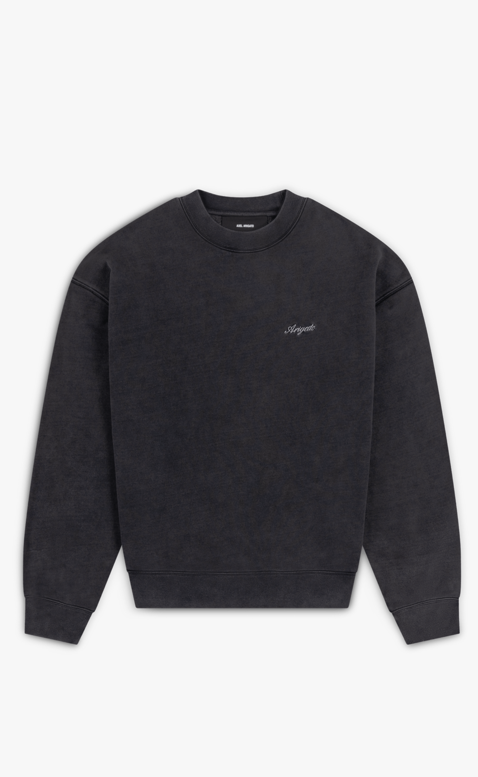 HONOR WASHED BLACK CREWNECK