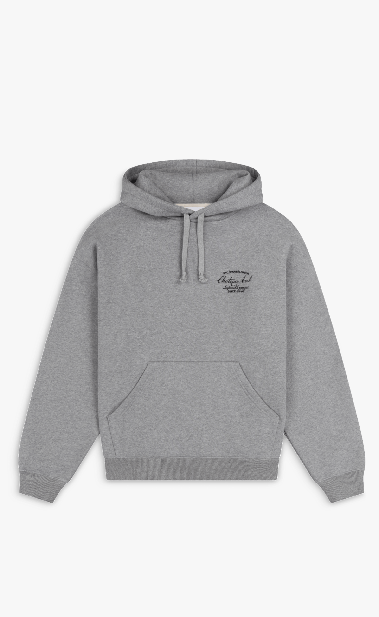 CHATEAU AXEL GREY MELANGE HOODIE
