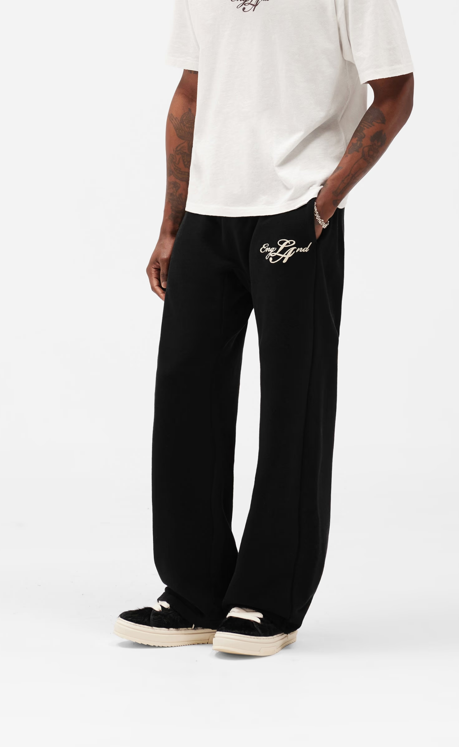 ENGLAND JET BLACK SWEATPANTS