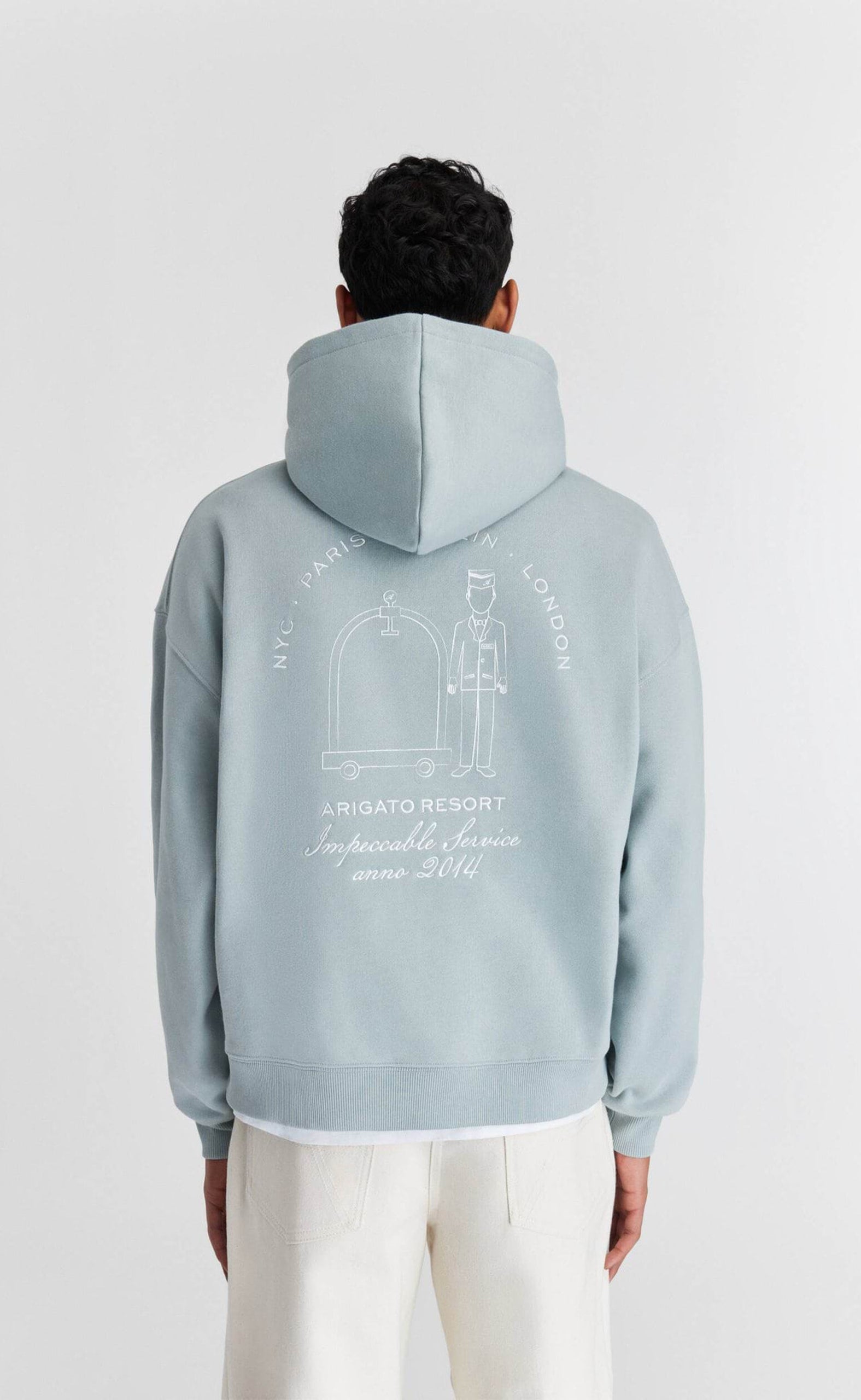 RESORT OCEAN GREY HOODIE