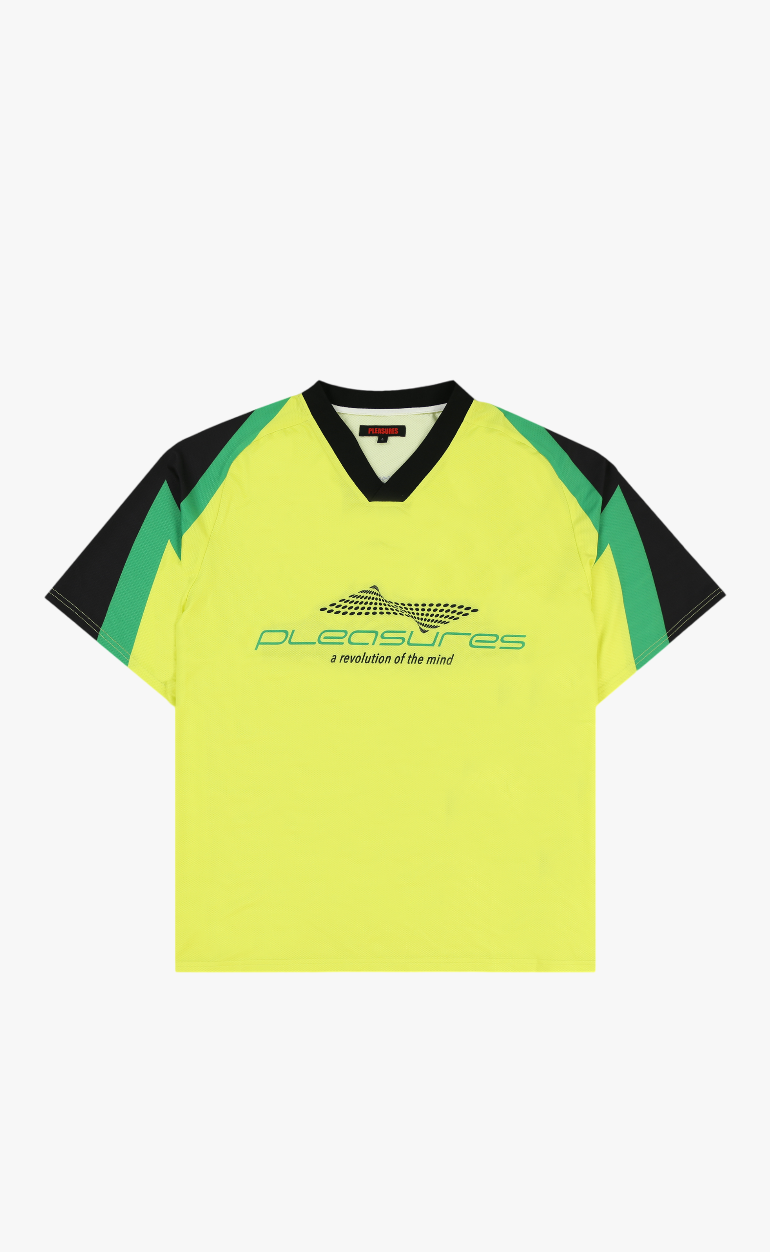 MIND SOCCER JERSEY LIME T-SHIRT