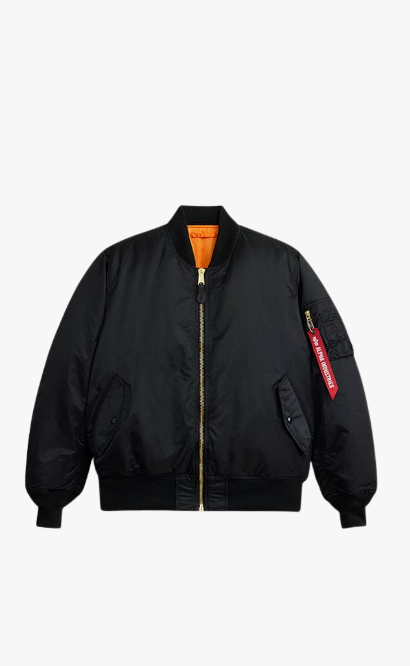 MA-1 BOMBER BLACK JACKET