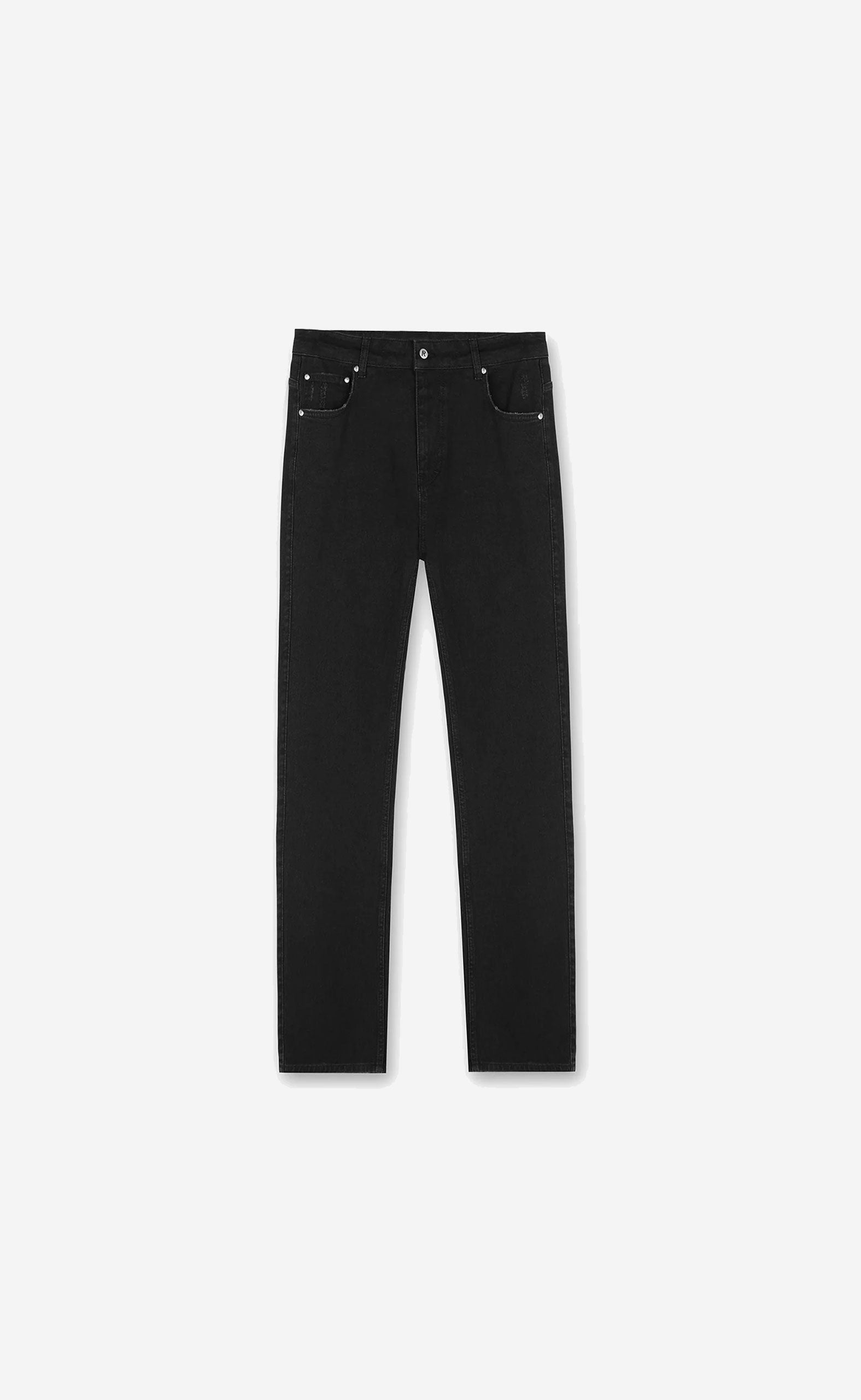 BLACK R2 STRAIGHT LEG DENIM