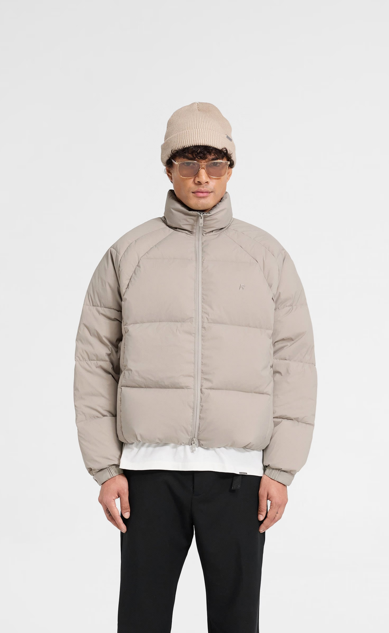 FUNNEL NECK PUFFER DUNE JACKET