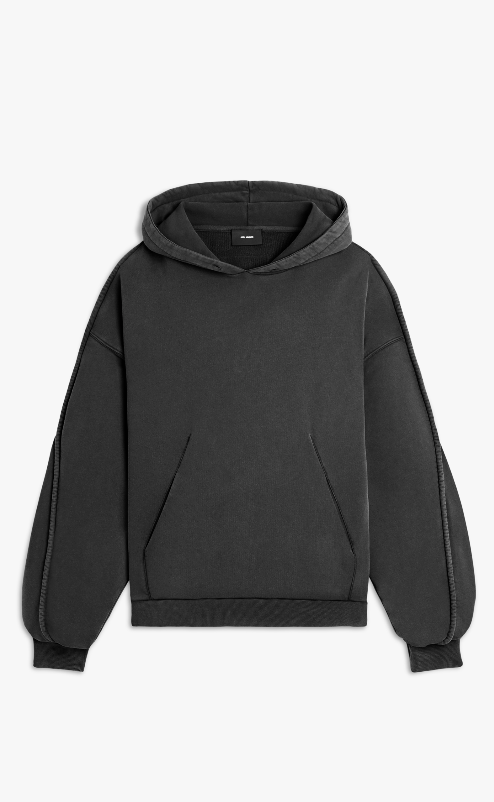 KANSAS WASHED BLACK OLD DYE HOODIE