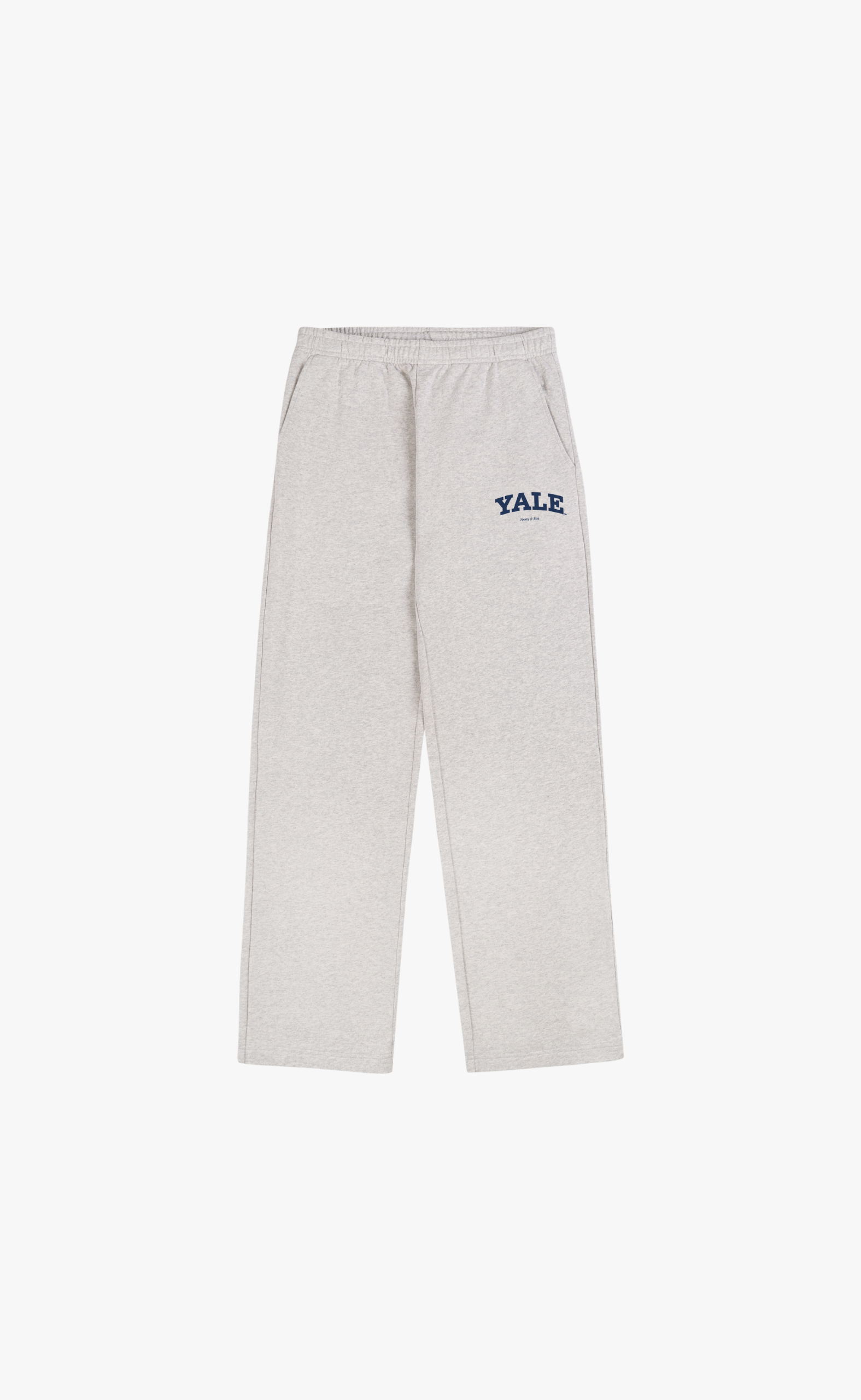 YALE CLASSIC WIDE HEATHER GRAY SWEATPANT