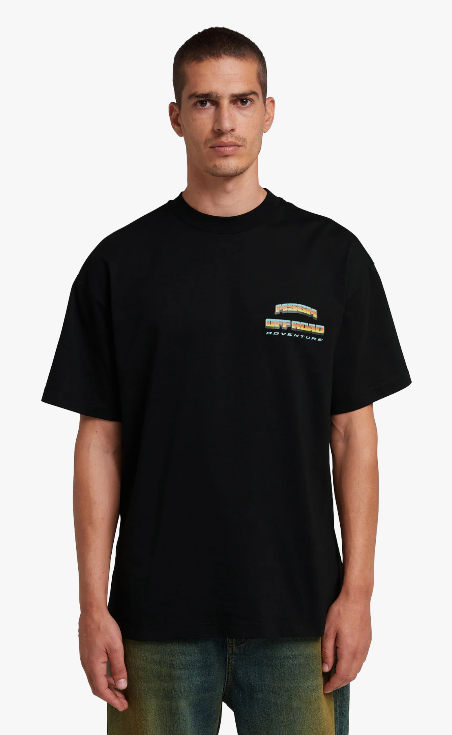 OFF ROAD ADVENTURE GRAPHIC BLACK T-SHIRT