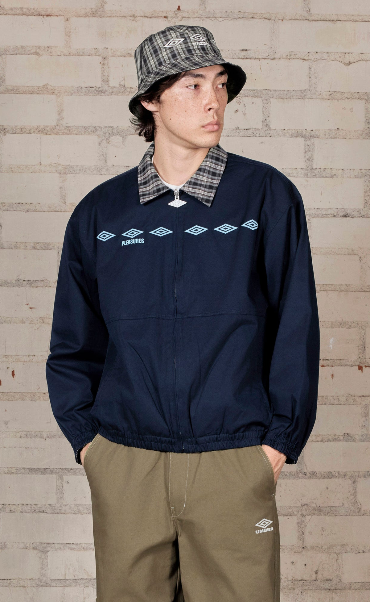 DIAMONDS REVERSIBLE BLOUSON NAVY JACKET