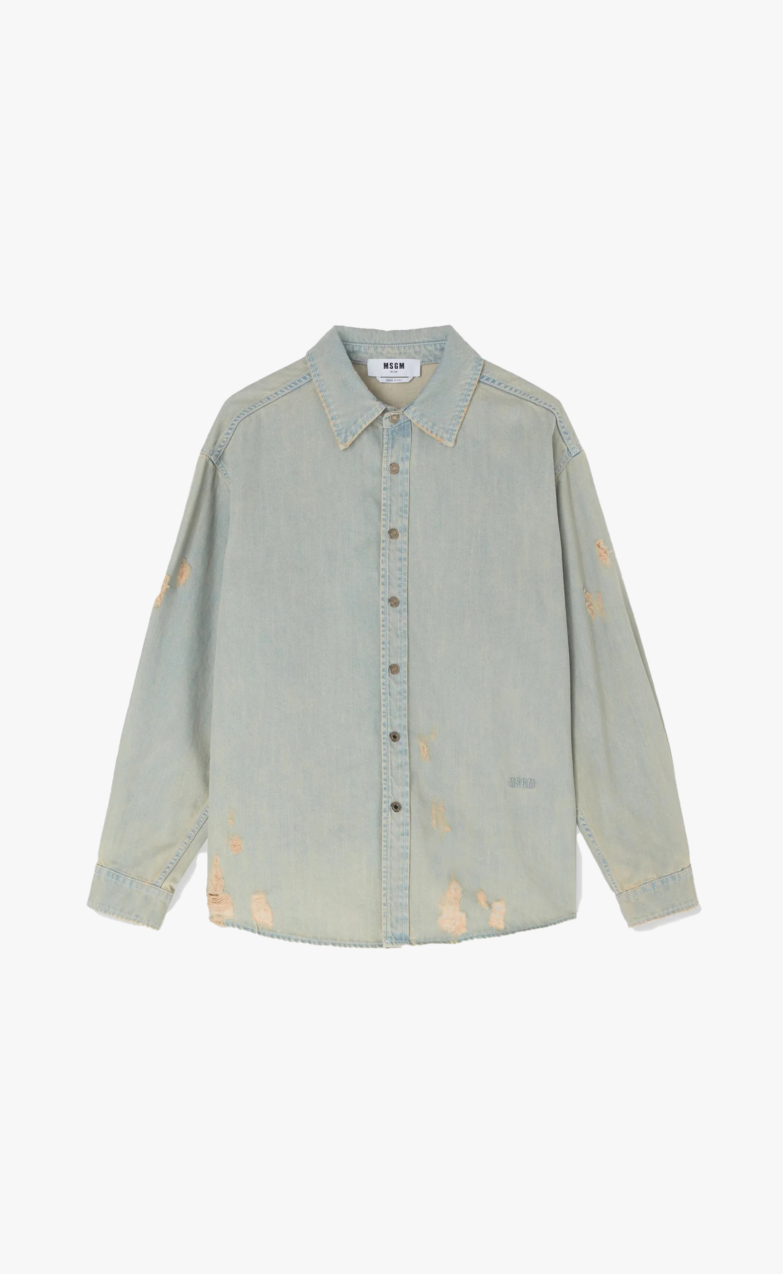 LIGHT DENIM BREAKS LIGHT BLUE SHIRT
