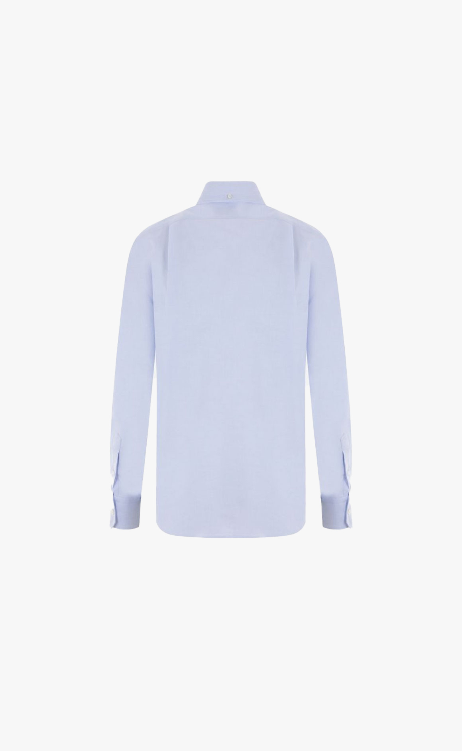 LOGO APPLIQUE LIGHT BLUE SHIRT