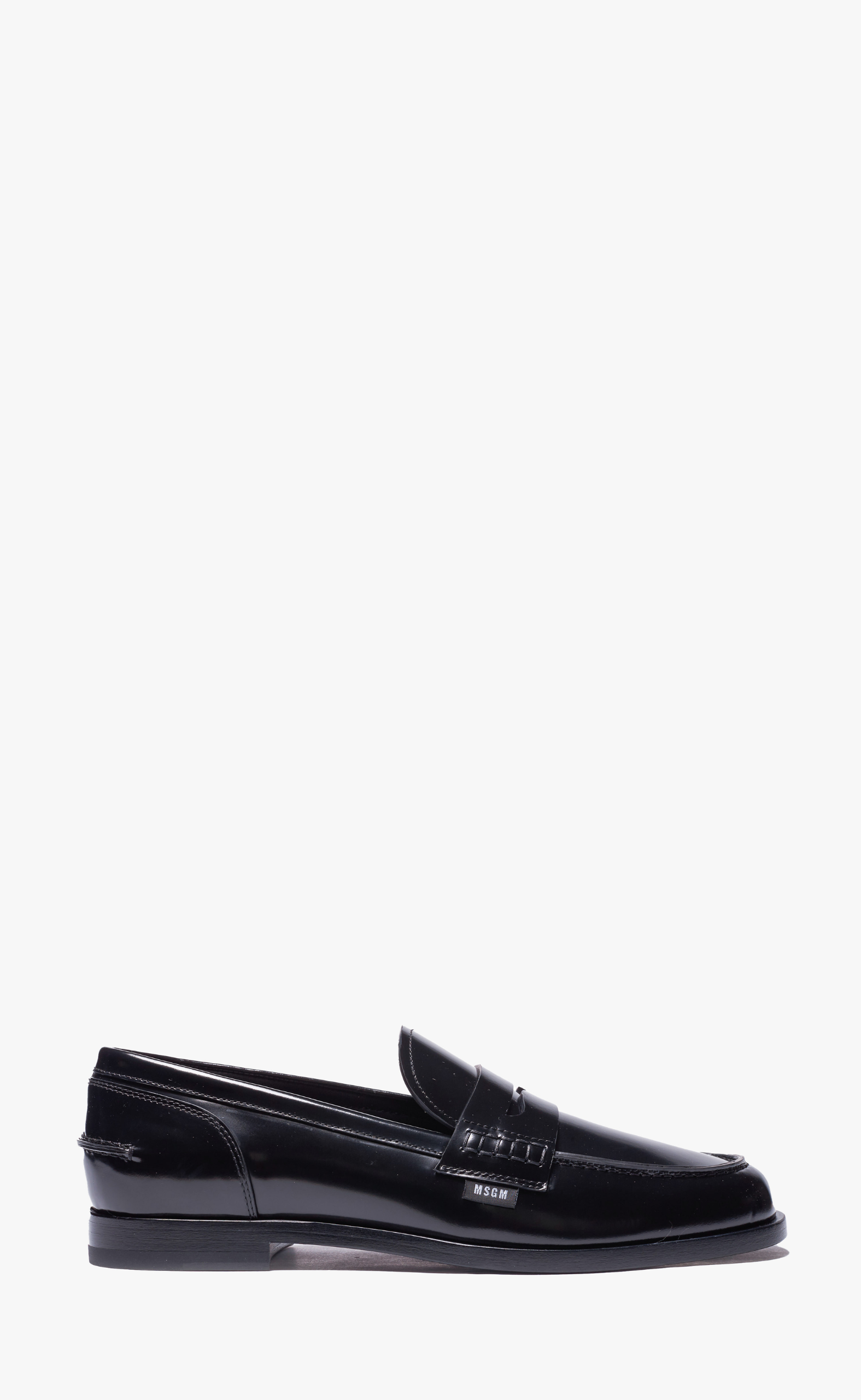 LEATHER SOLE BLACK LOAFER
