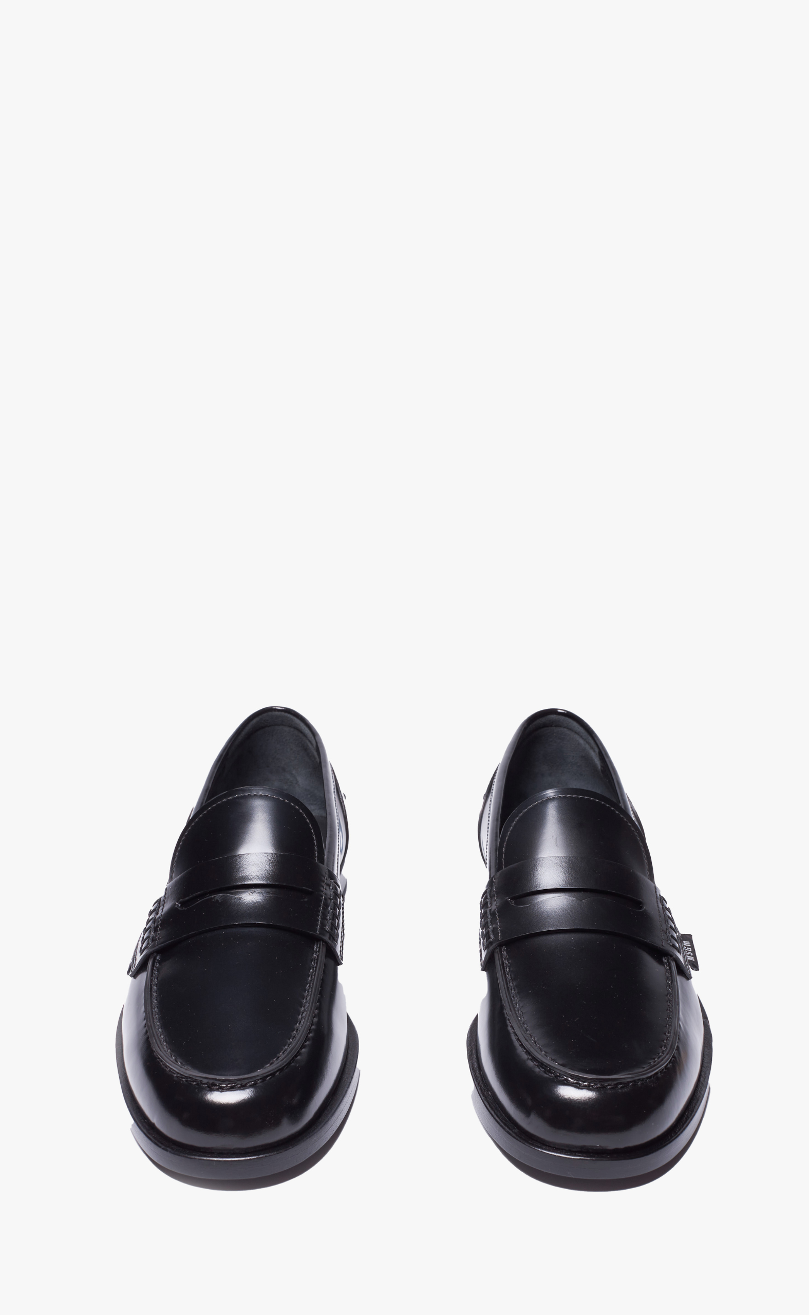 LEATHER SOLE BLACK LOAFER