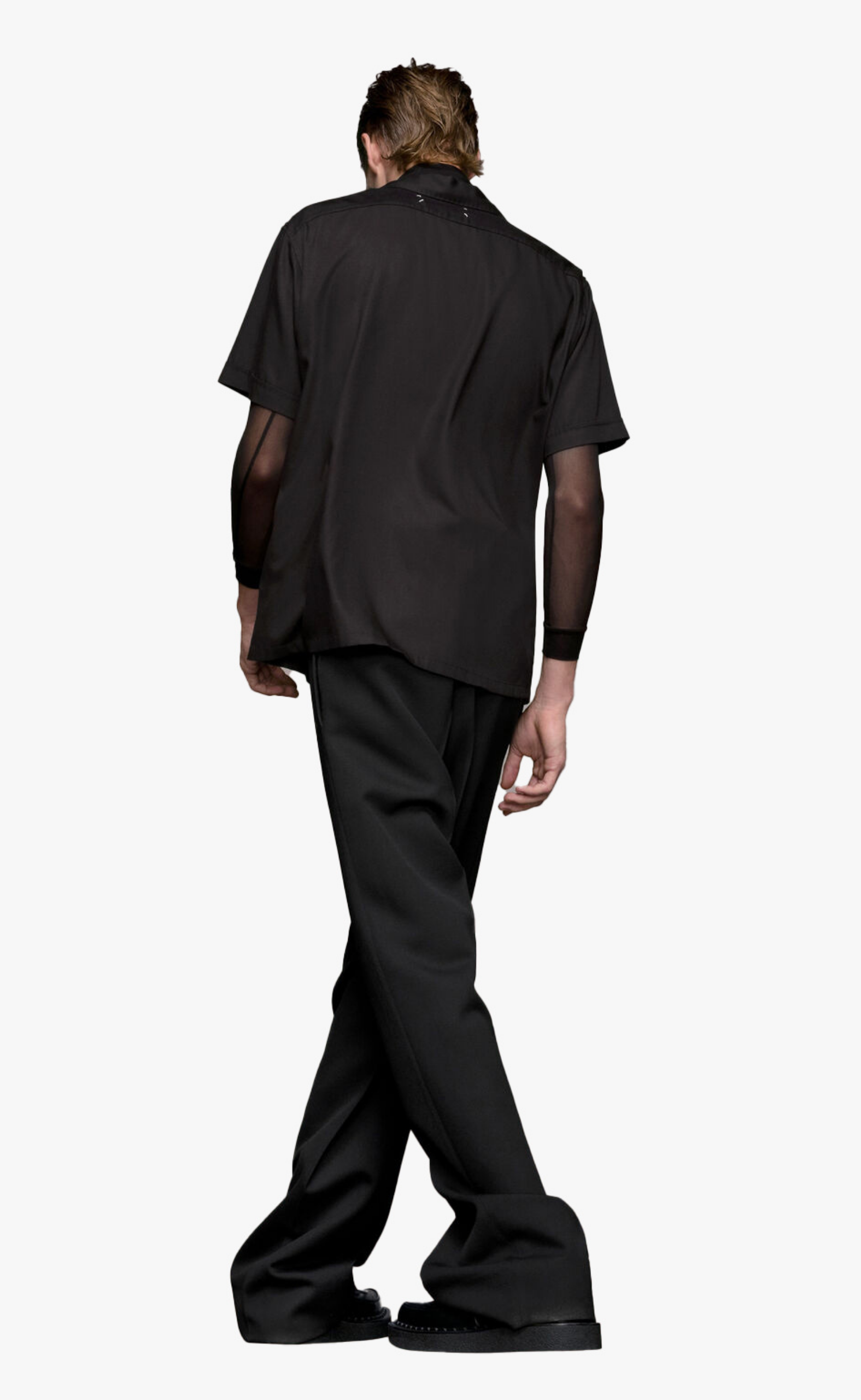 C SHORT SLEEVE BLACK SHIRT