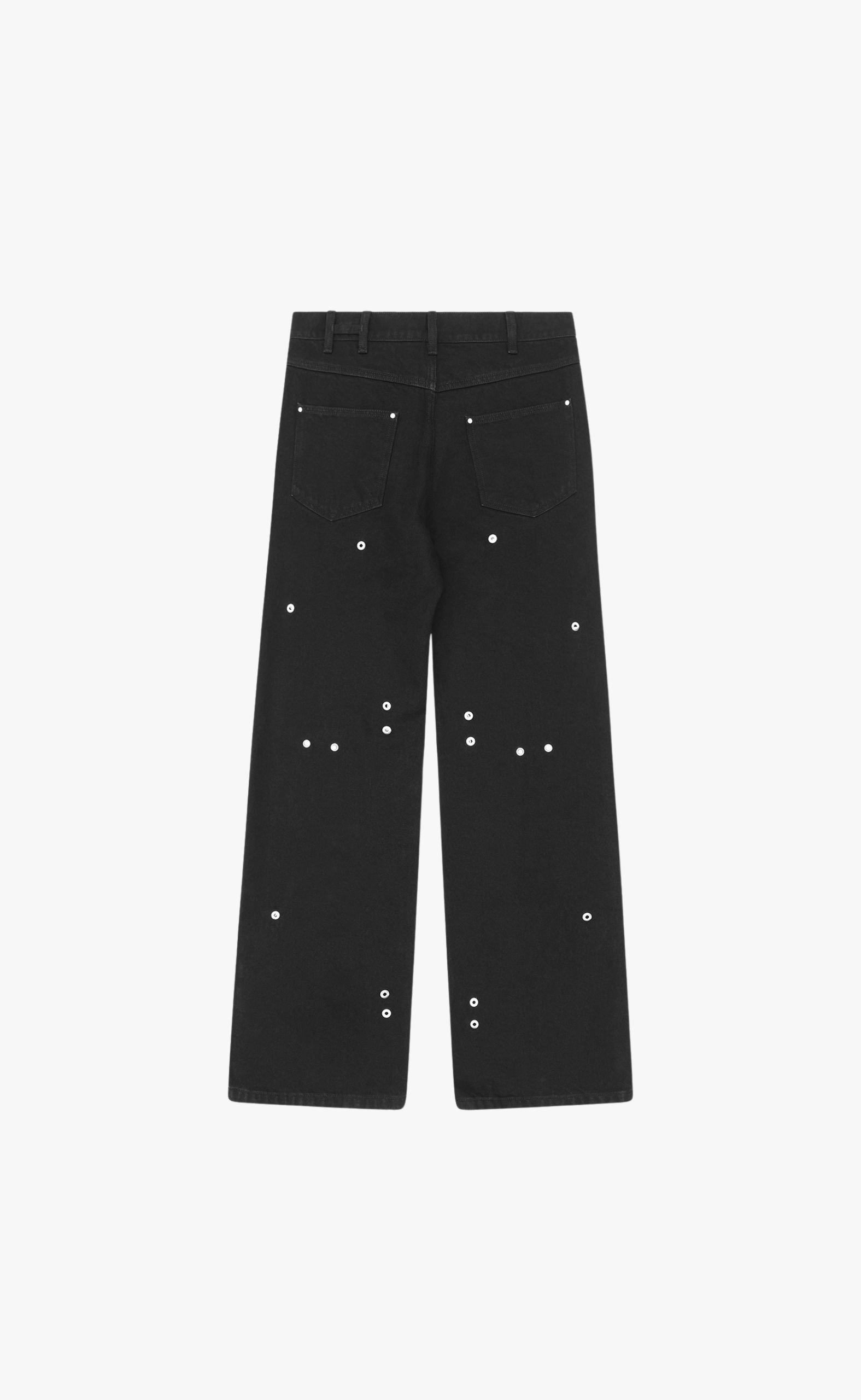 LUX DENIM BLACK PANTS