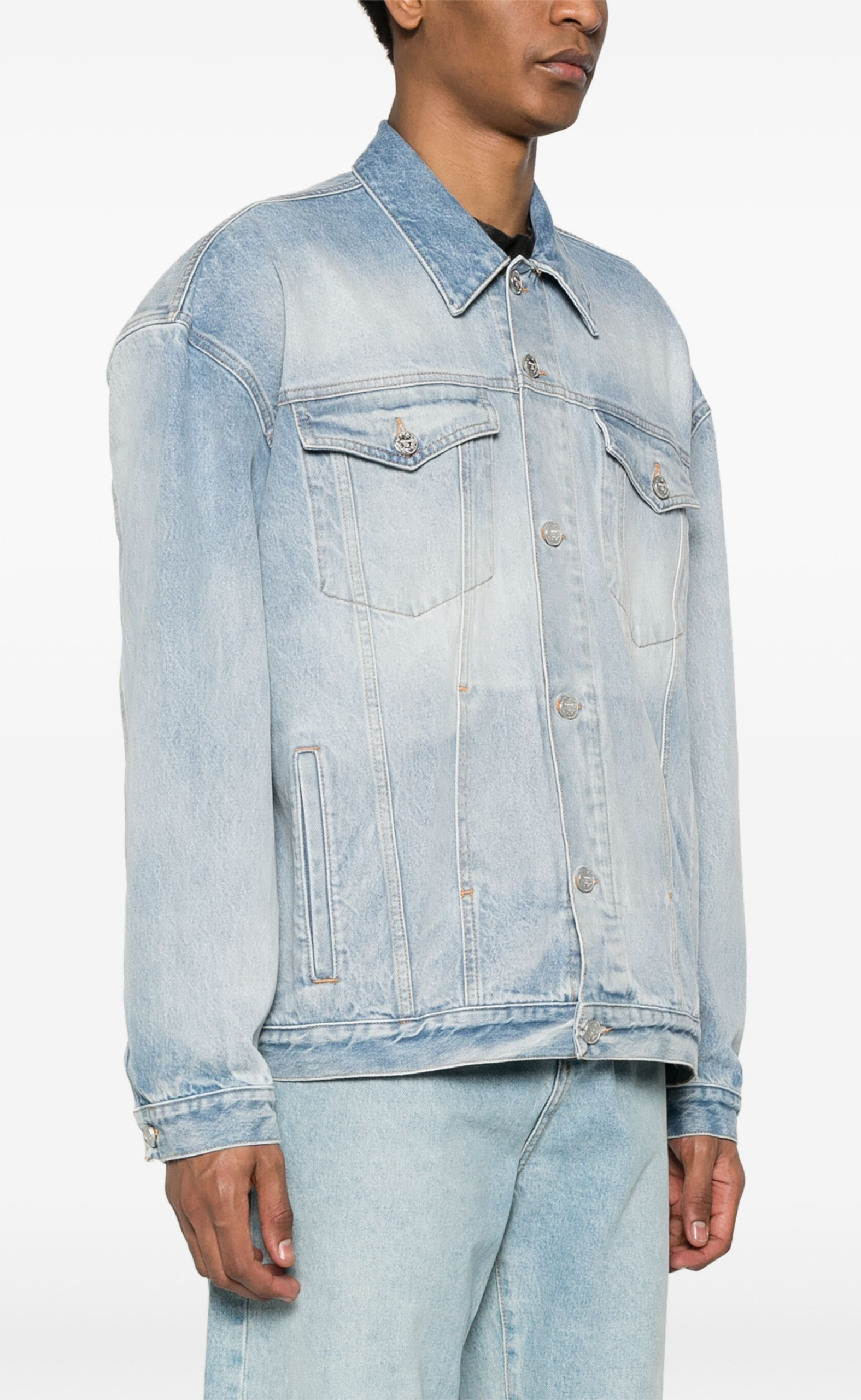 LOGO DENIM BLUE JACKET