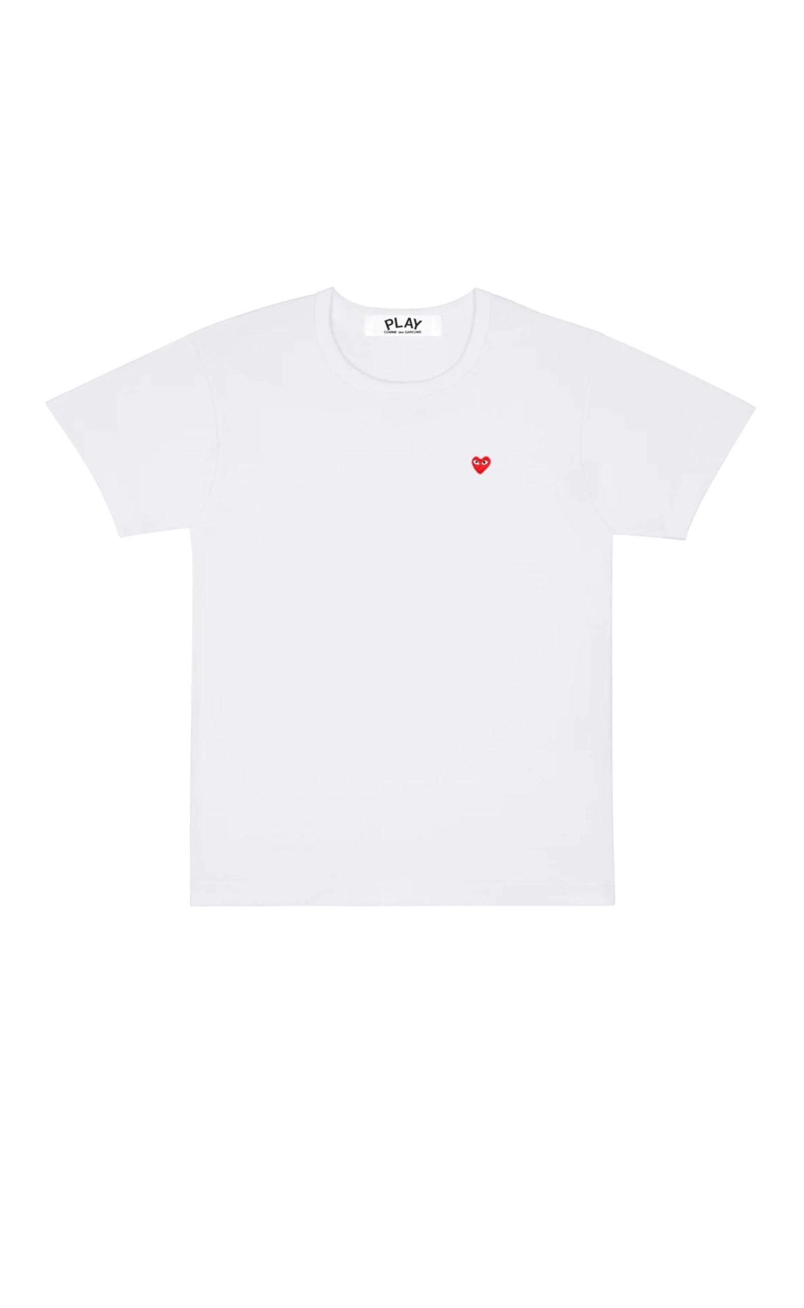 WHITE PLAY COMME DES GARÇONS MINI RED HEART T-SHIRT