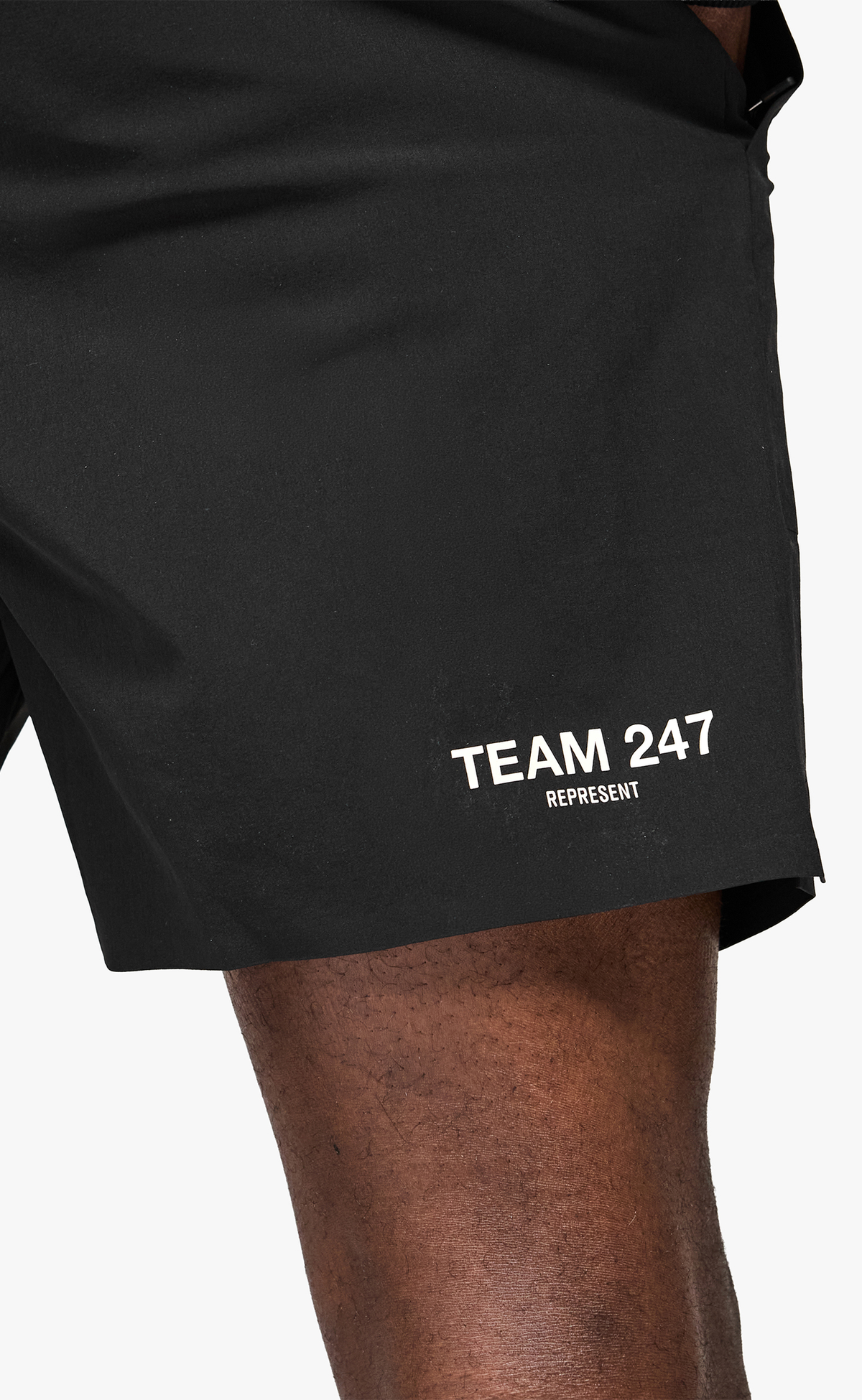 247 FUSED JET BLACK SHORTS