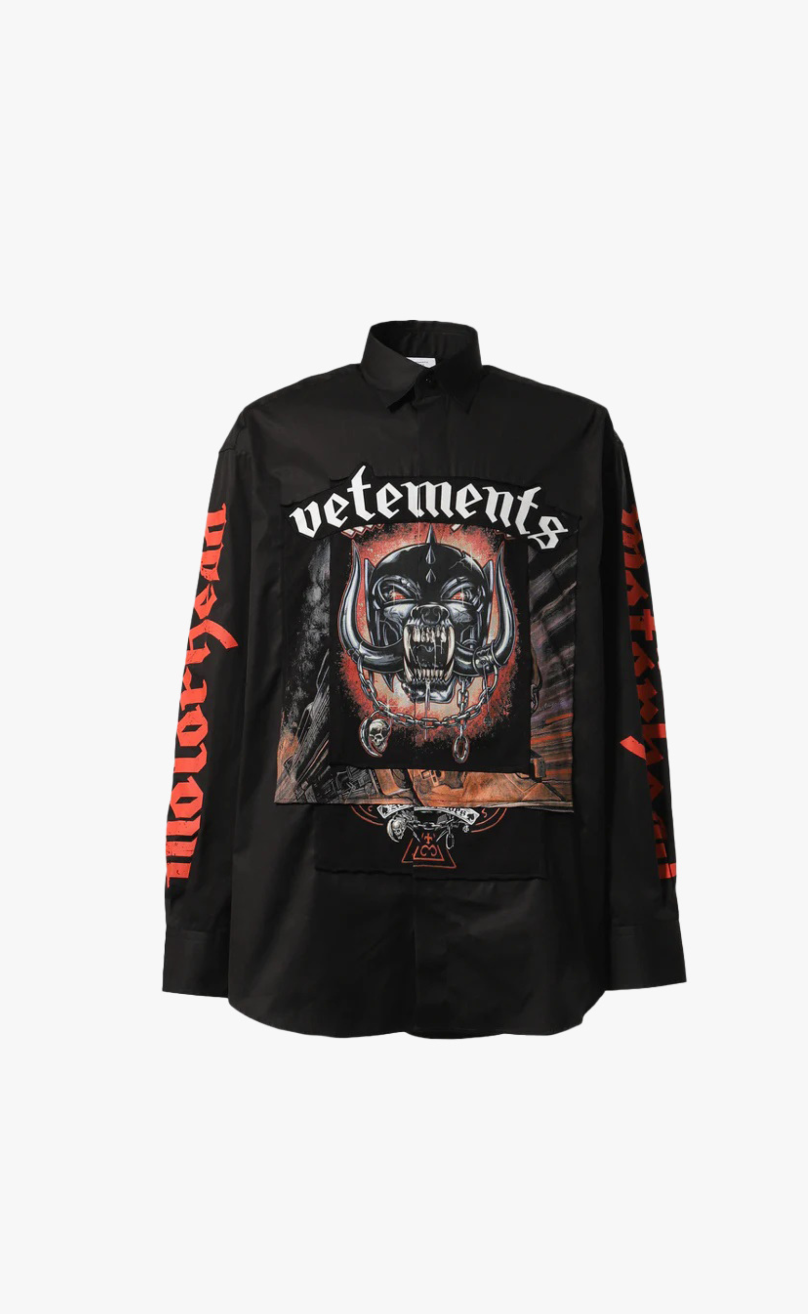 MOTORHEAD JERSEY BLACK SHIRT