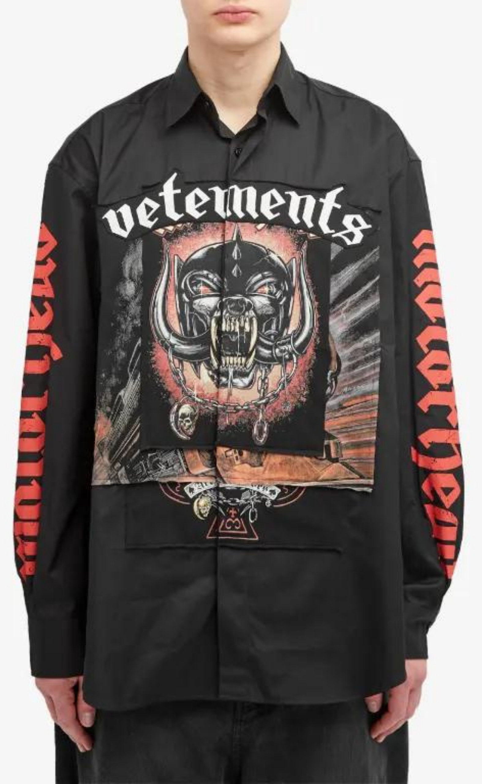 MOTORHEAD JERSEY BLACK SHIRT