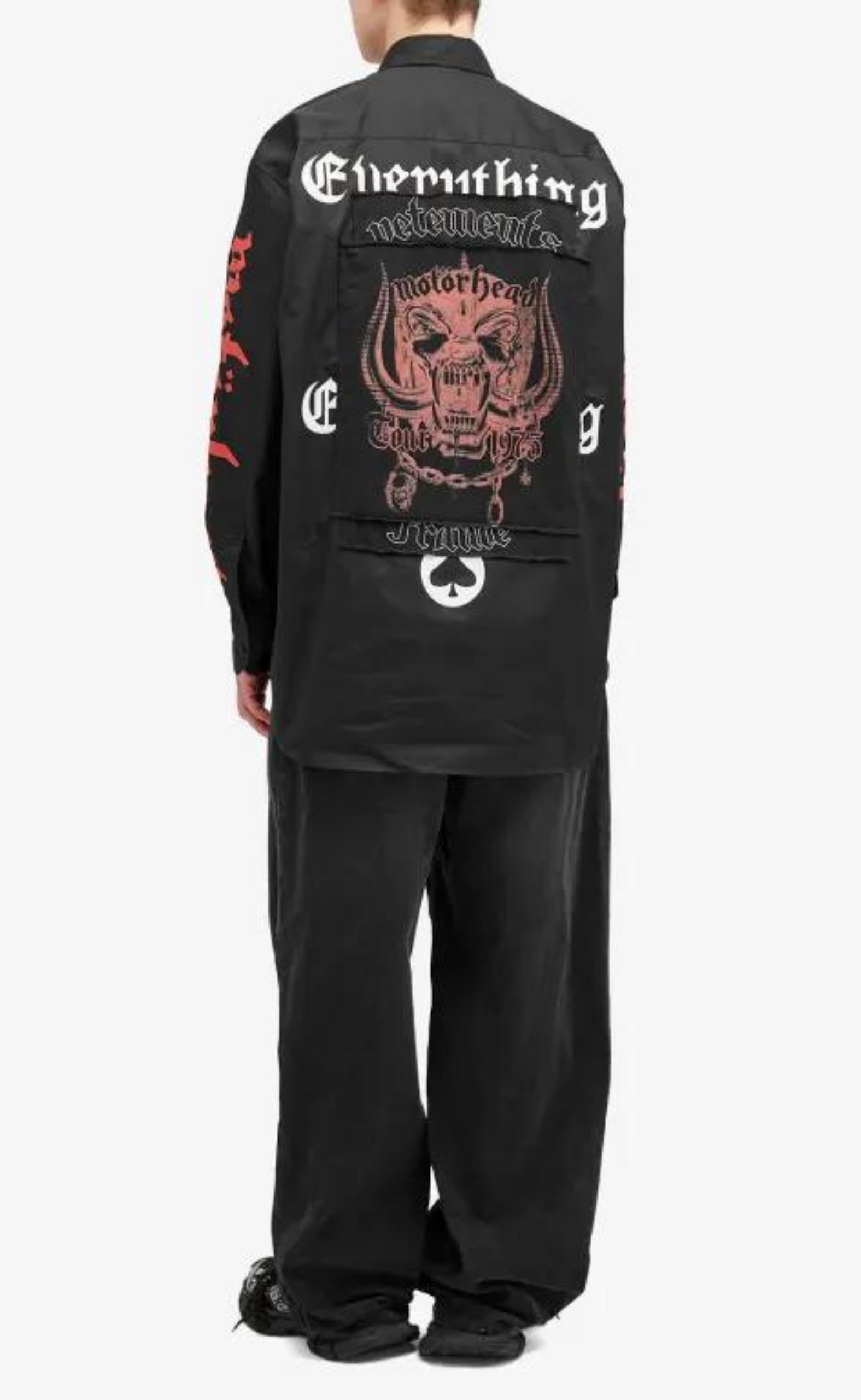 MOTORHEAD JERSEY BLACK SHIRT