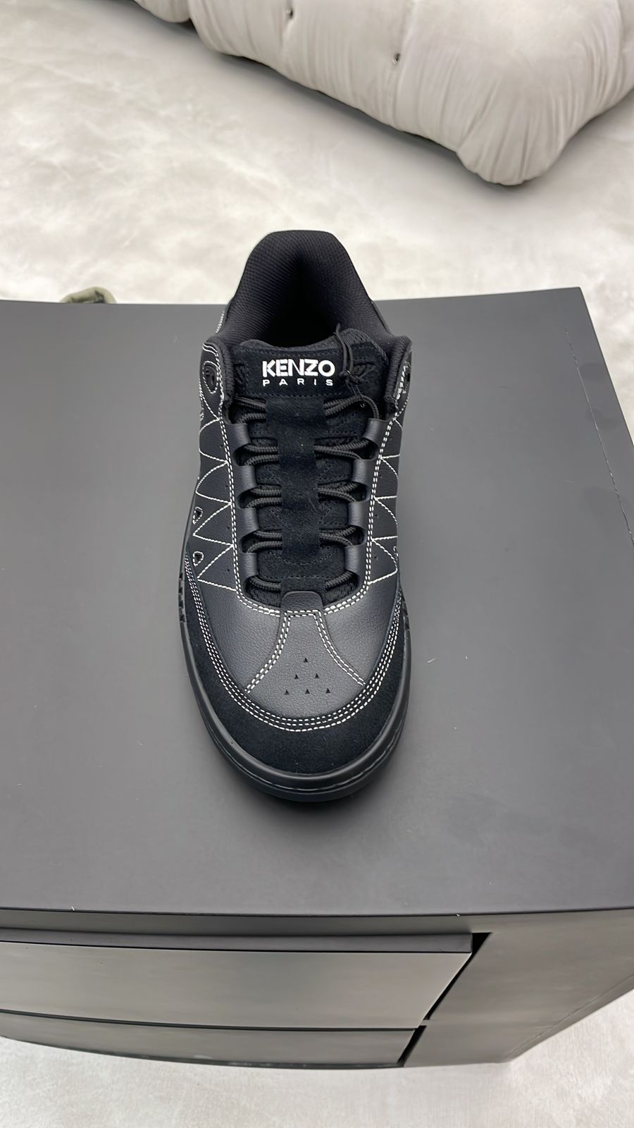 KENZO PXT LOW TOP BLACK SNEAKER