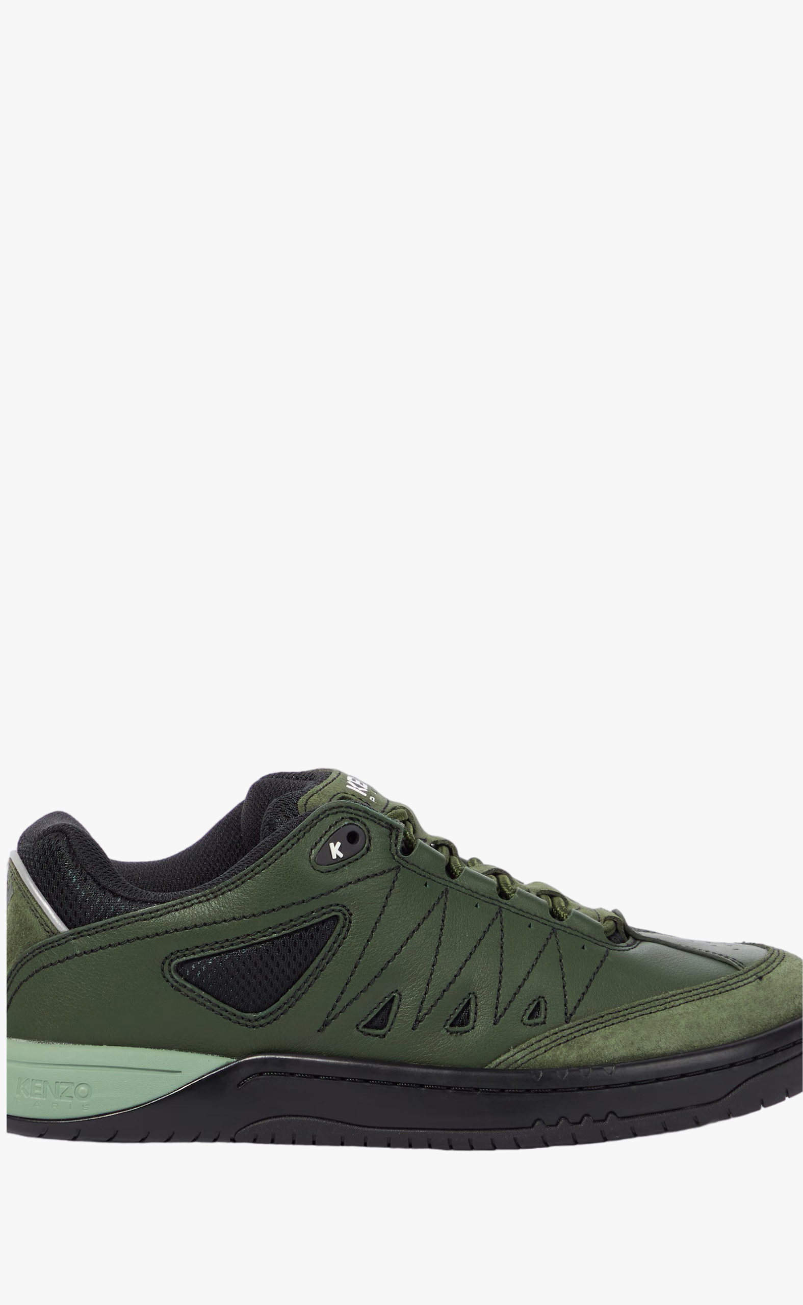 KENZO PXT LOW TOP DARK KHAKI SNEAKER