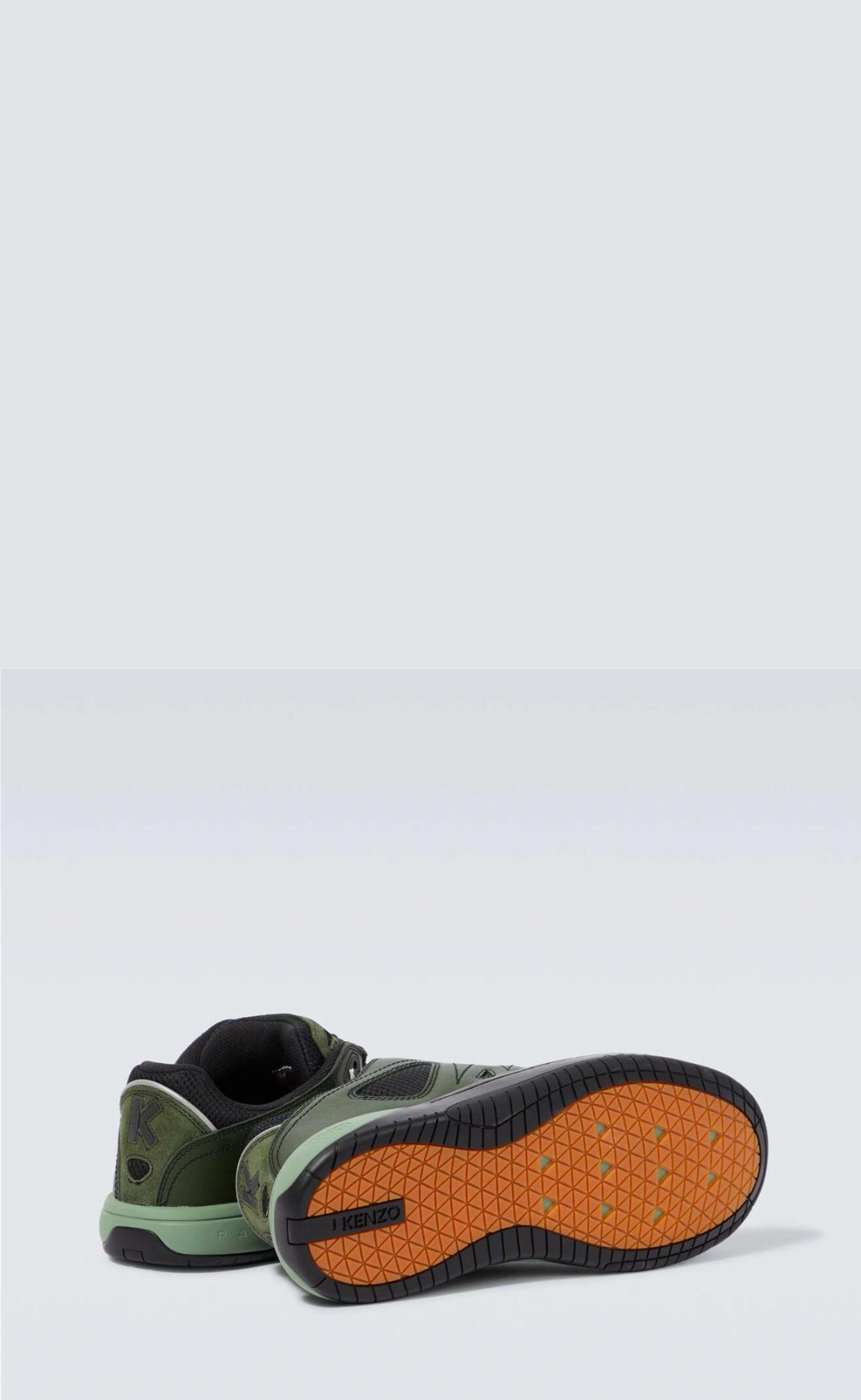 KENZO PXT LOW TOP DARK KHAKI SNEAKER
