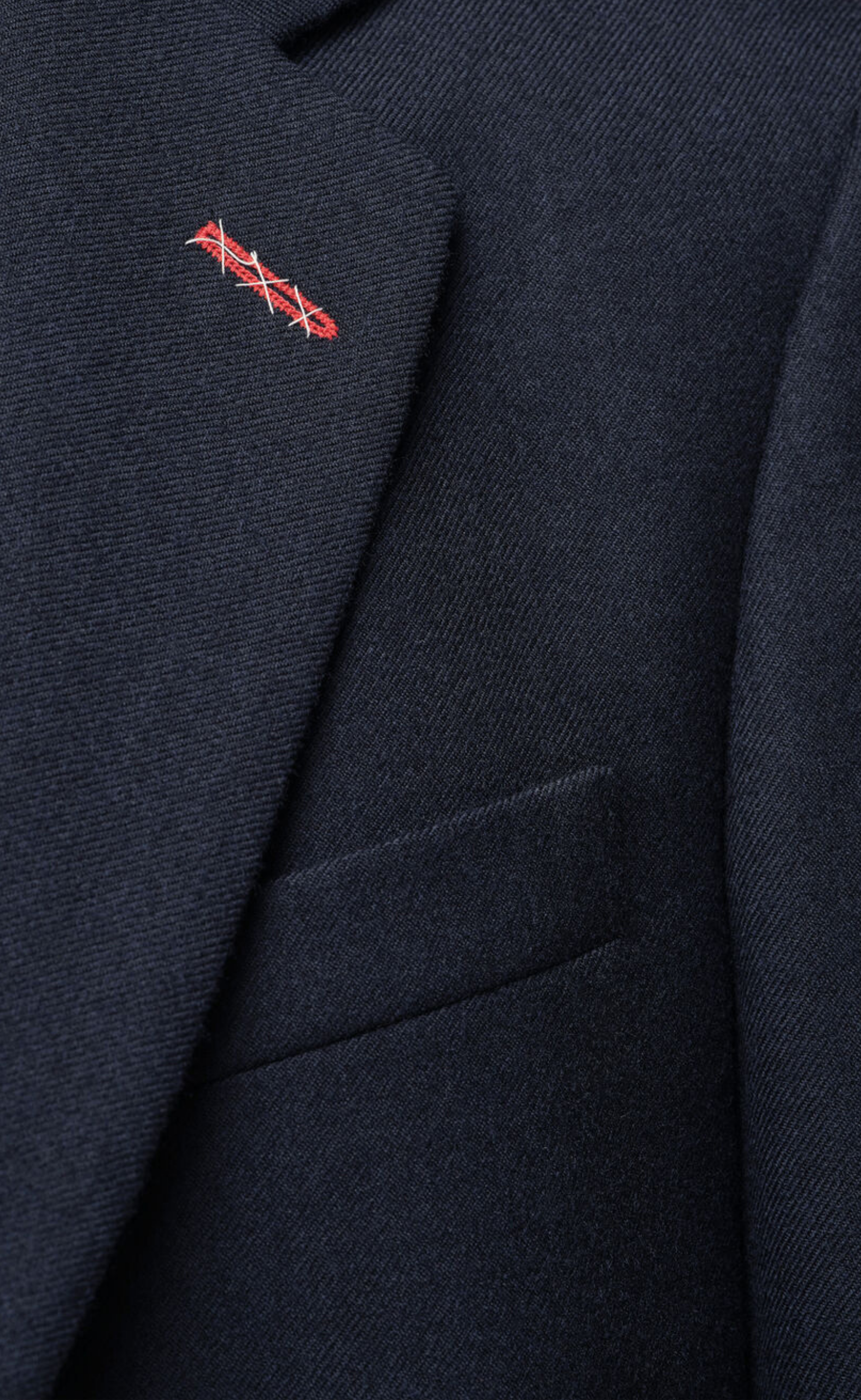 WOOL TWILL NAVY BLAZER
