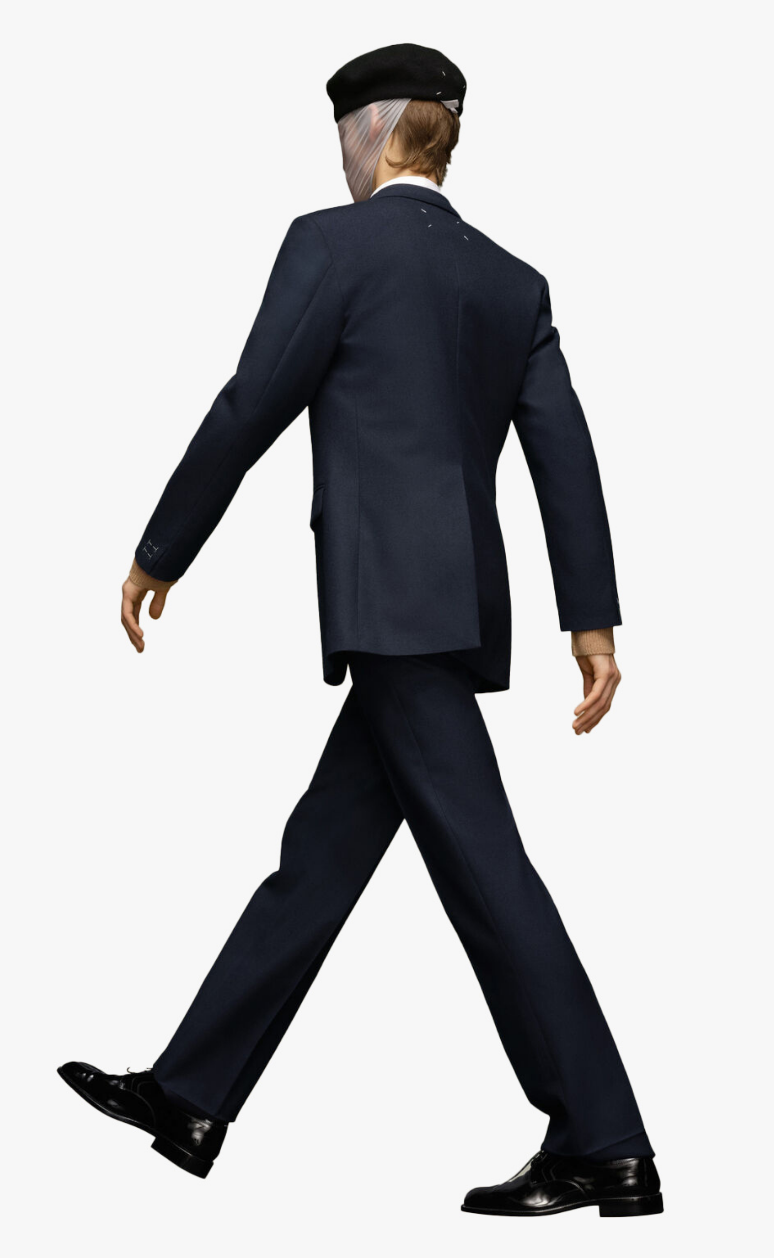 WOOL TWILL NAVY BLAZER