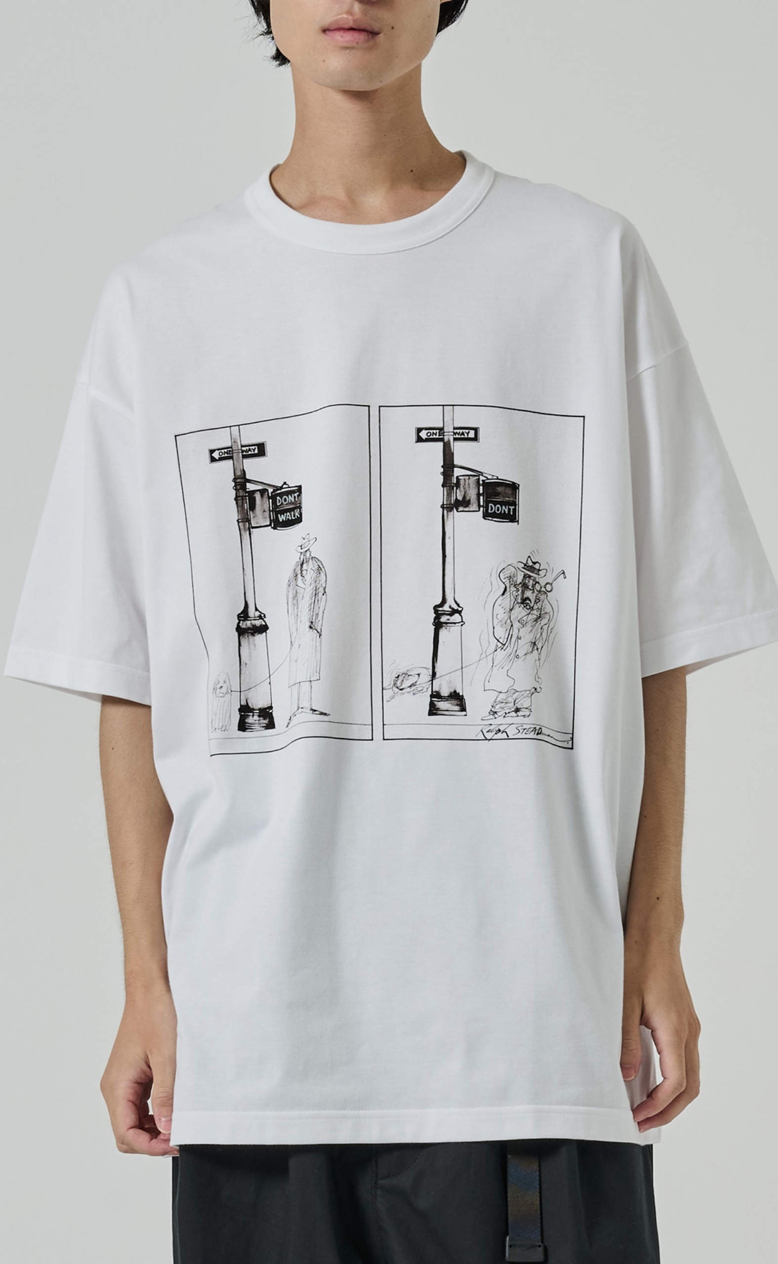 ARTWORK PRINT WHITE T-SHIRT