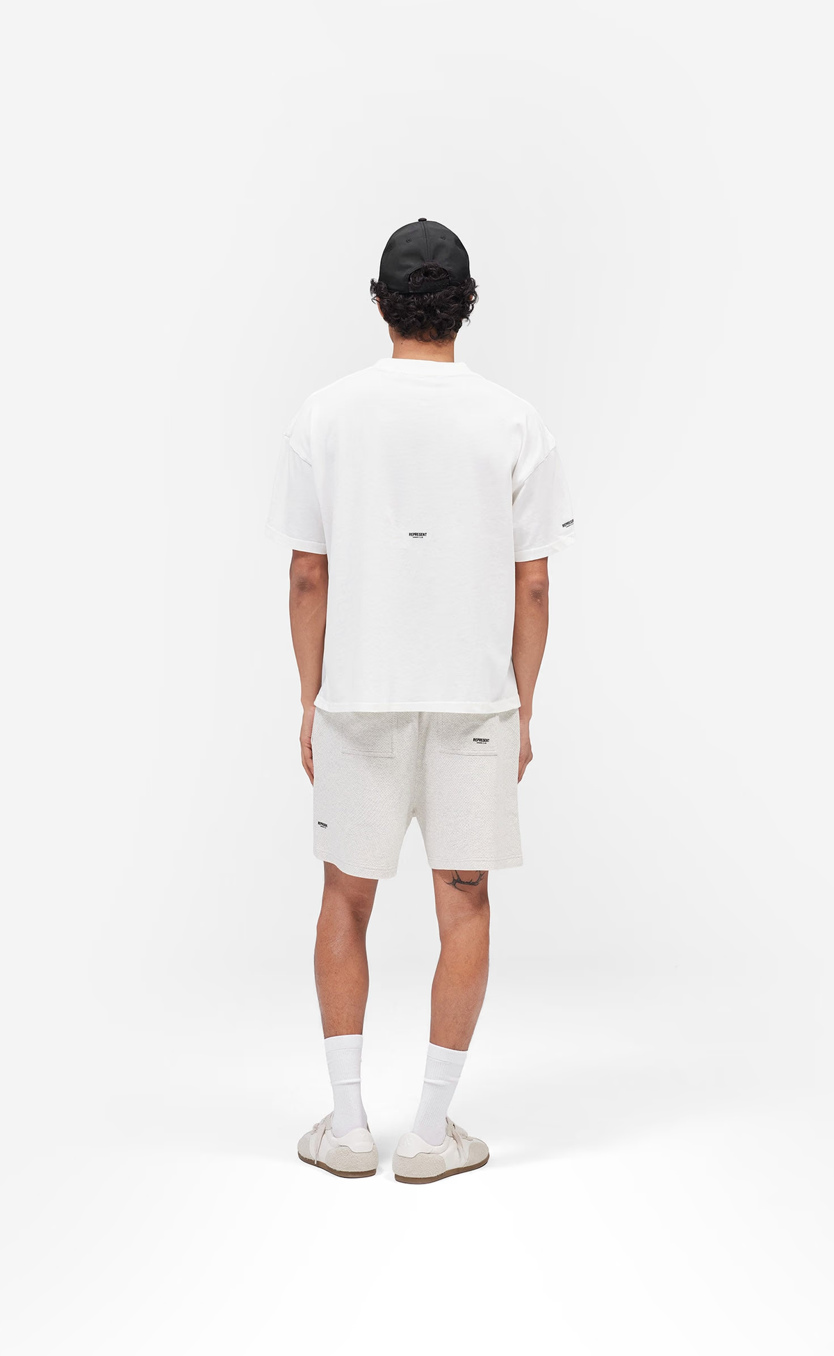 MICRO OWNERS CLUB MESH CREAM MARL SHORTS