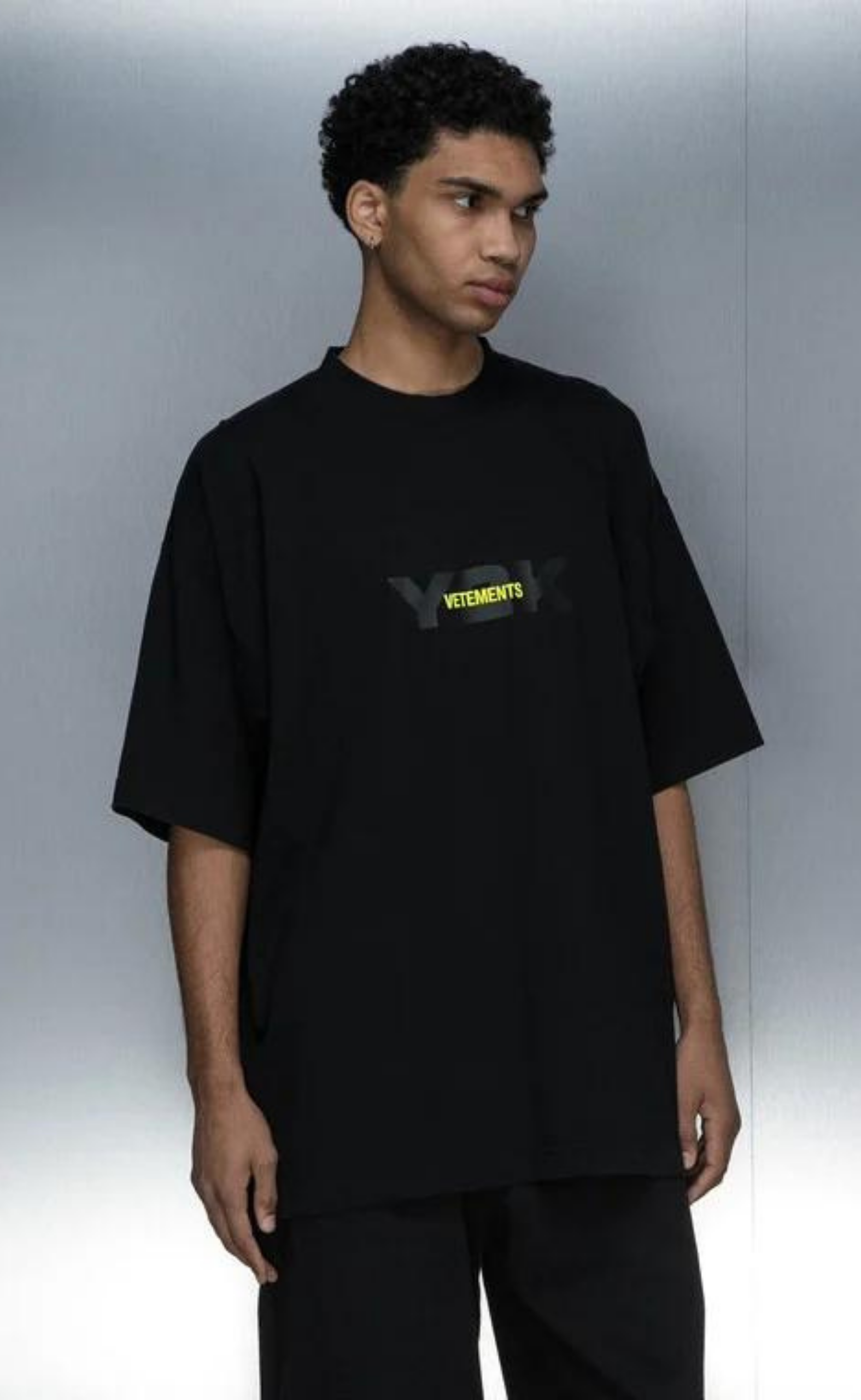 Y2K MEGA PARTY WASHED BLACK T-SHIRT