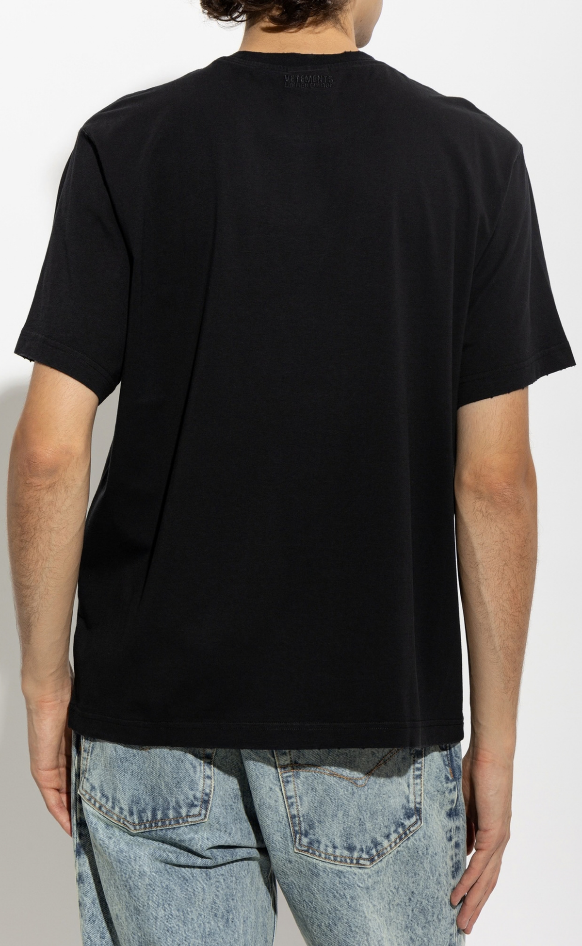 ANIMAL RIGHTS REGULAR WASHED BLACK T-SHIRT