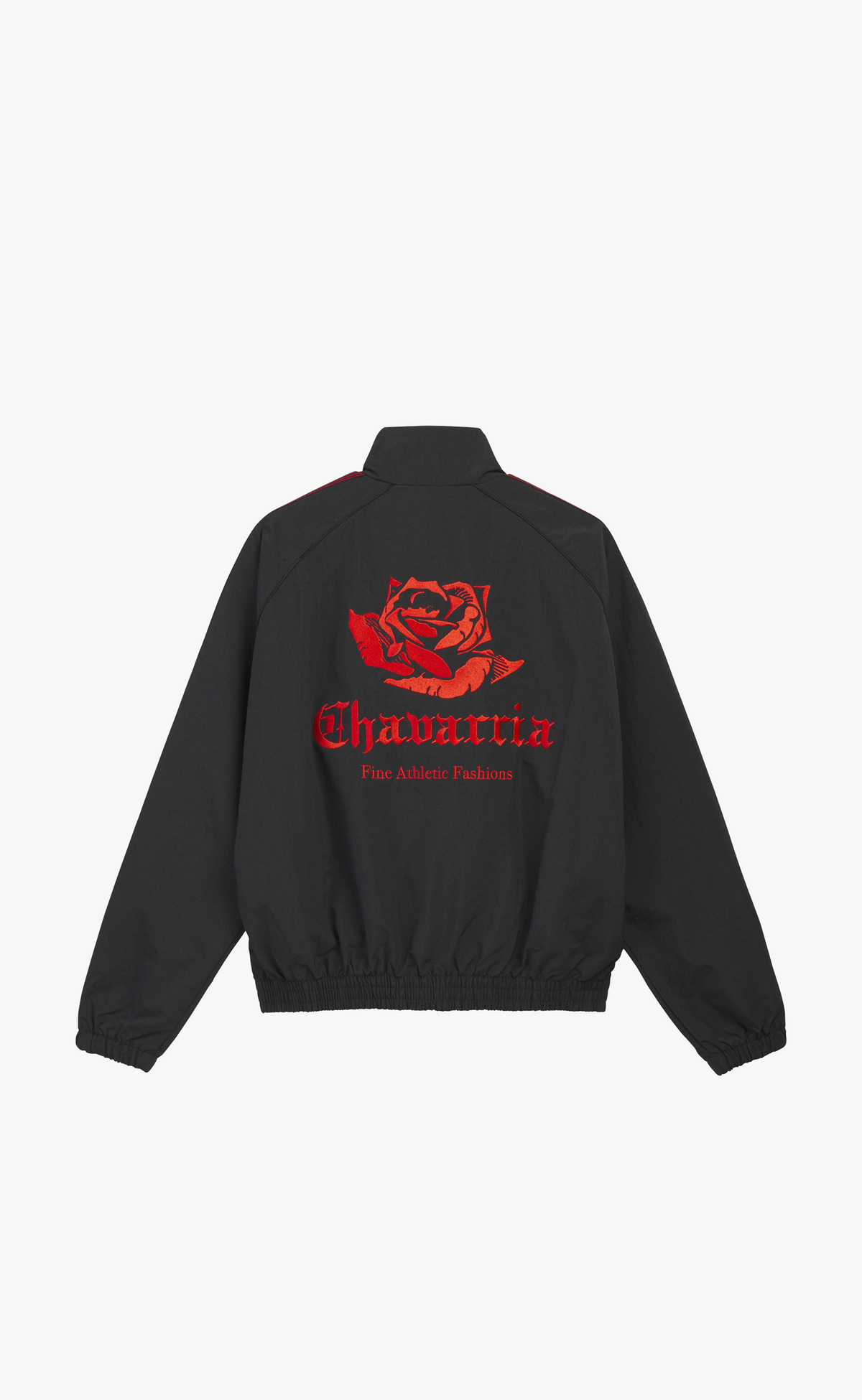 CHAVARRIA WOVEN TRACK BLACK HOODIE