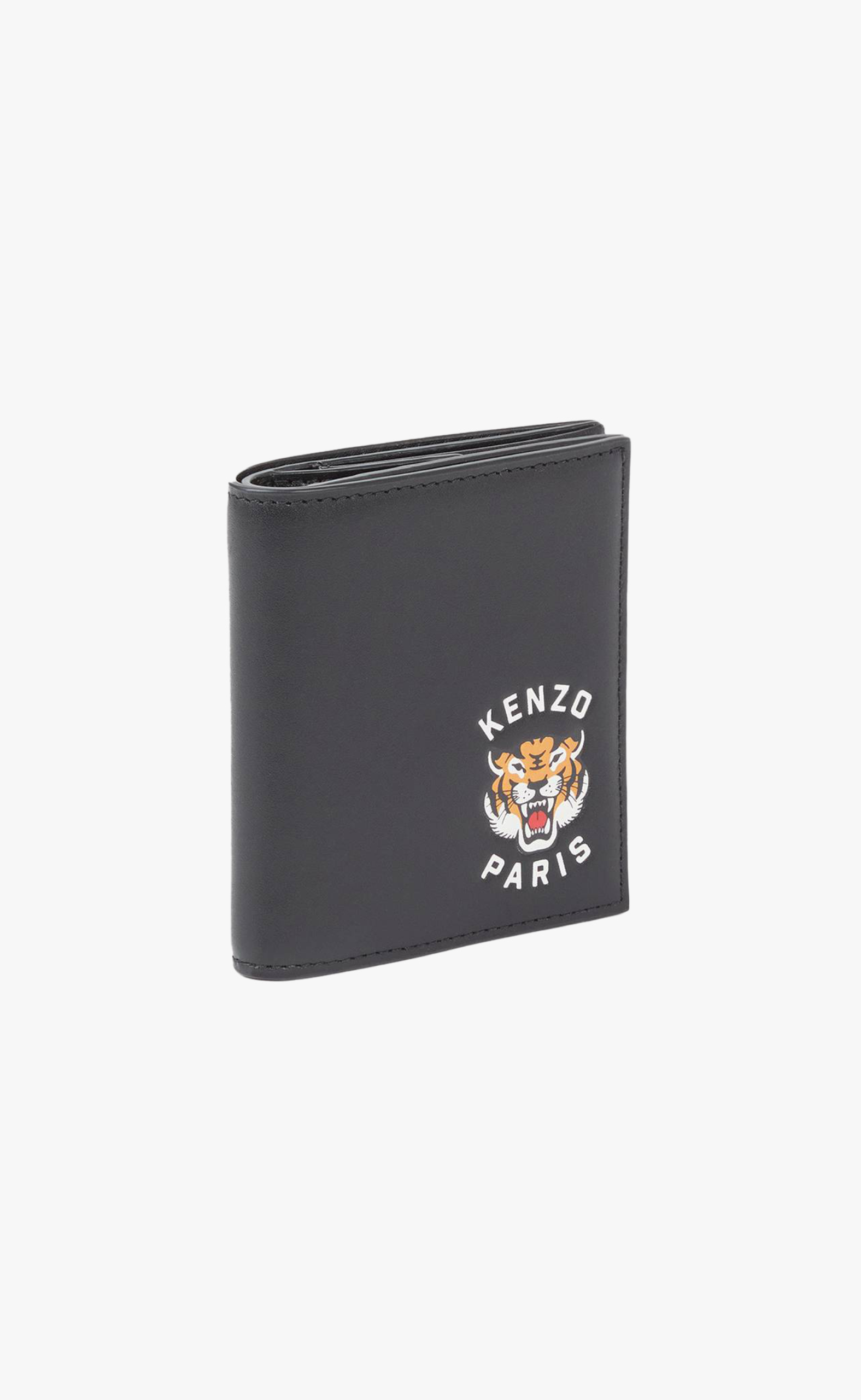 MINI KENZO TIGER VARSITY FOLD BLACK WALLET