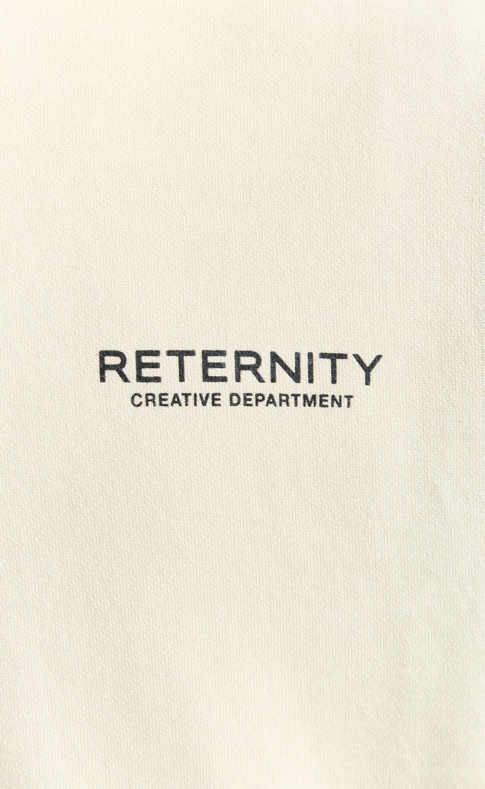 CREATIVE DEPT ZIP CREAM HOODIE