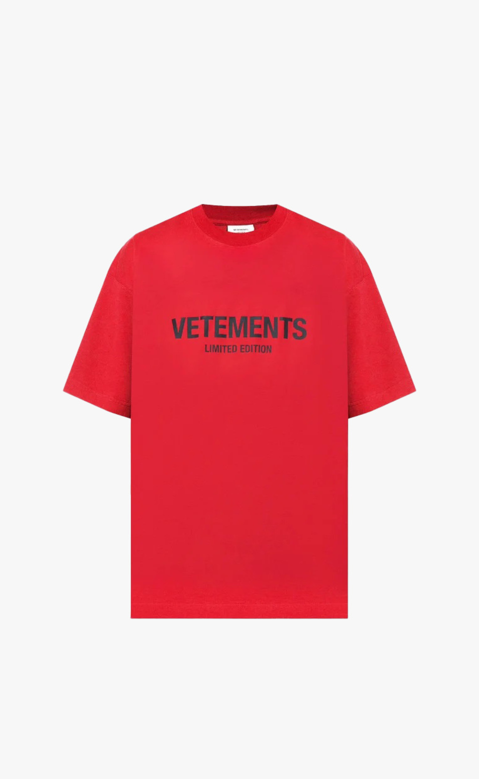 LIMITED EDITION LOGO RED BLACK T-SHIRT