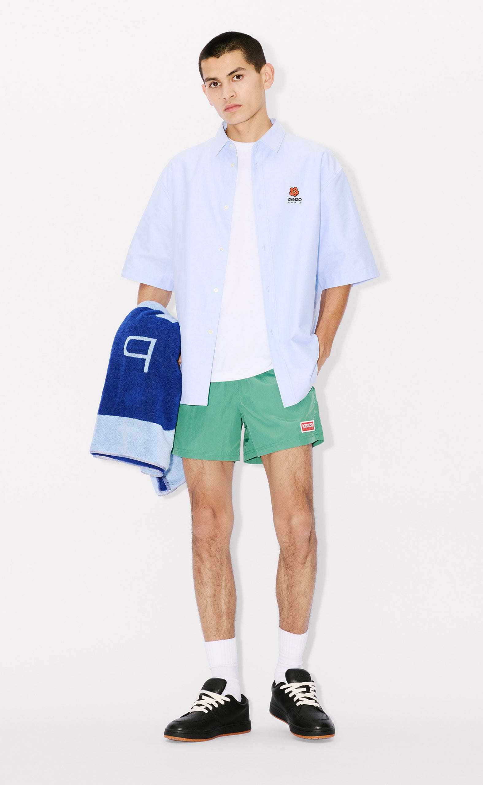 CLASSIC SWIM GREEN SHORTS
