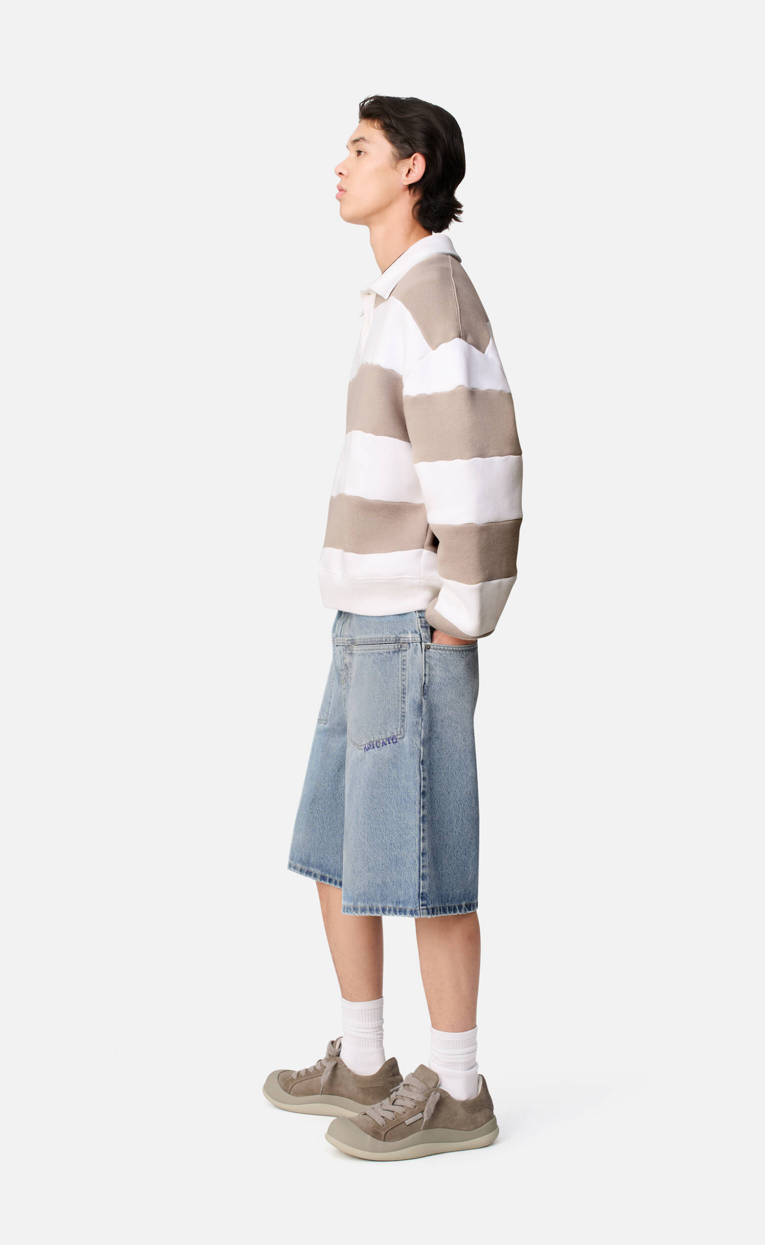 INVERT DENIM BLUE SHORTS