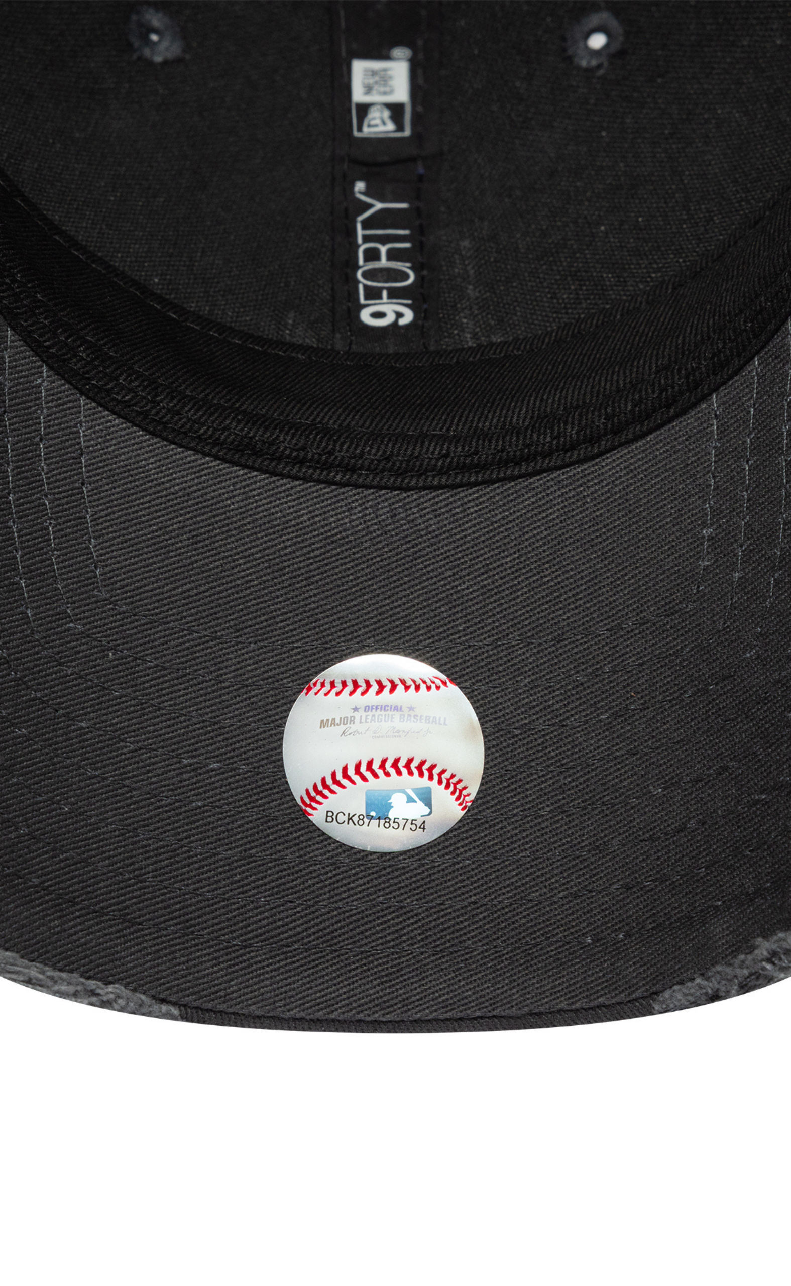 LOS ANGELES DODGERS WASH DISTRESS 9FORTY CHARCOAL HAT