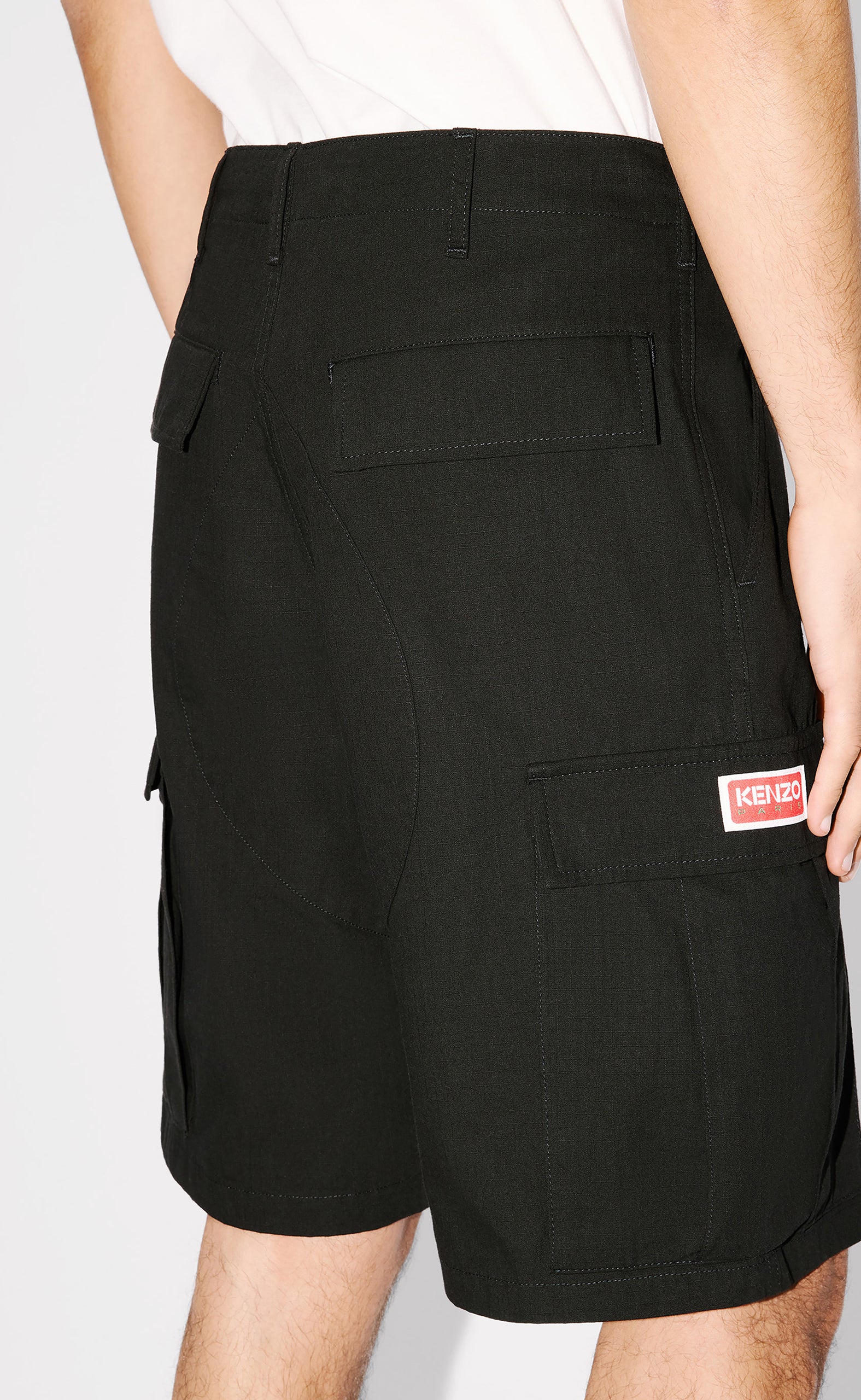 CARGO WORKWEAR BLACK SHORTS