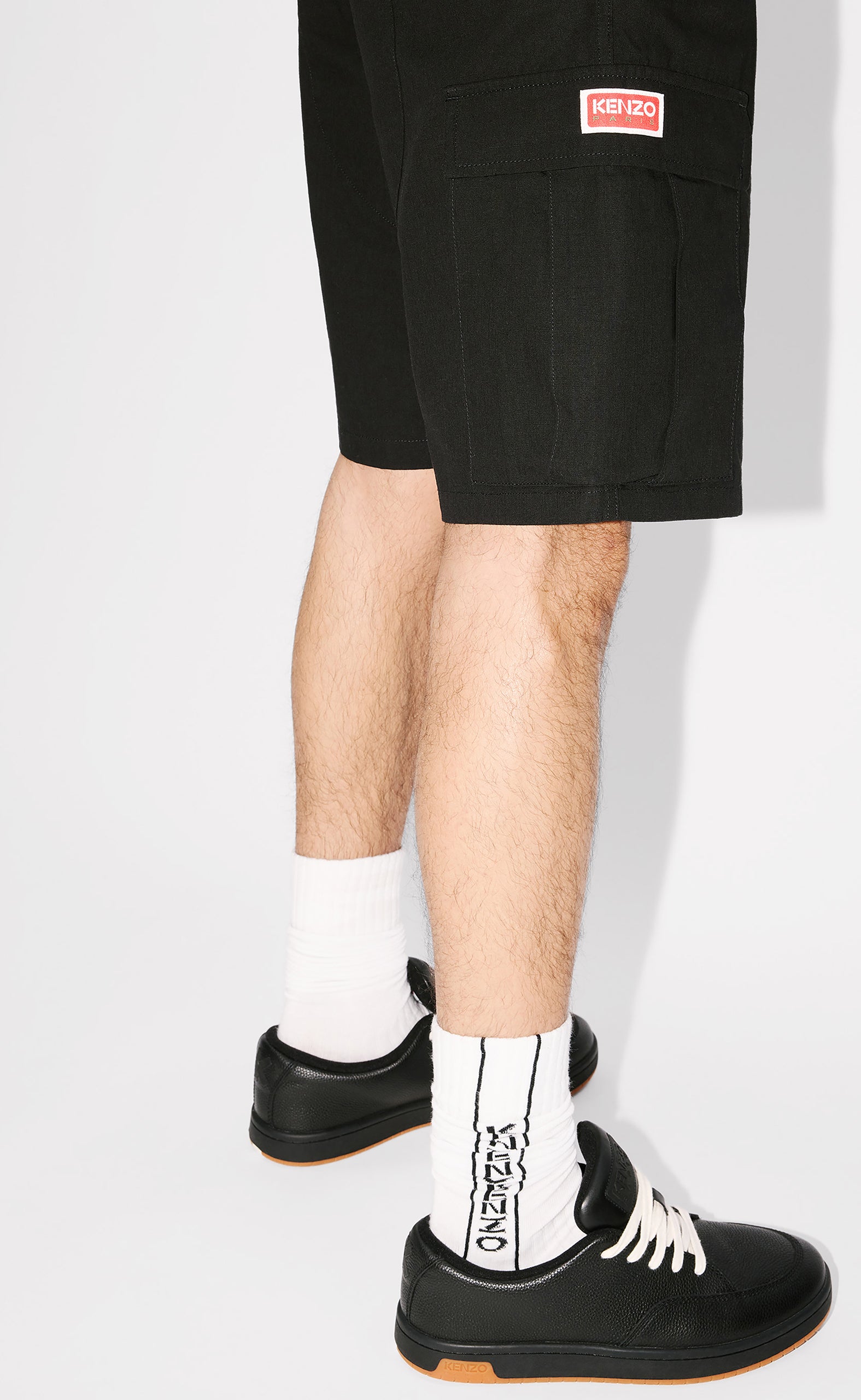 CARGO WORKWEAR BLACK SHORTS