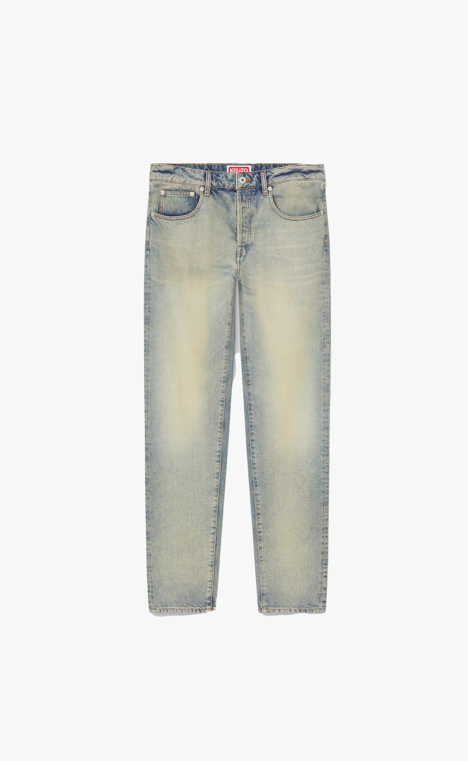 KENZO Drawn Varsity BARA ジーンズ34 DRAWN VARSITY BARA SLIM FIT STONE BLUE JEANS