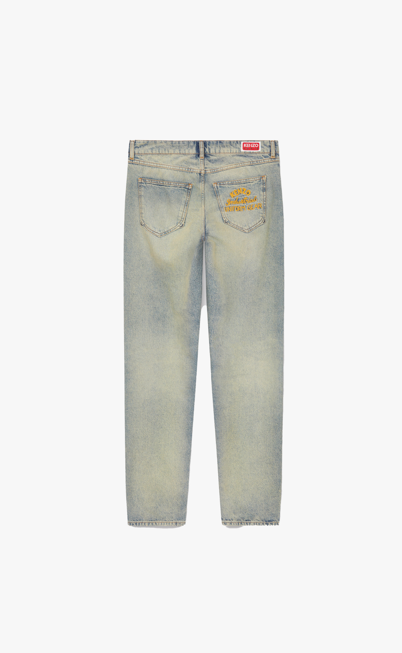 DRAWN VARSITY BARA SLIM FIT STONE BLUE JEANS