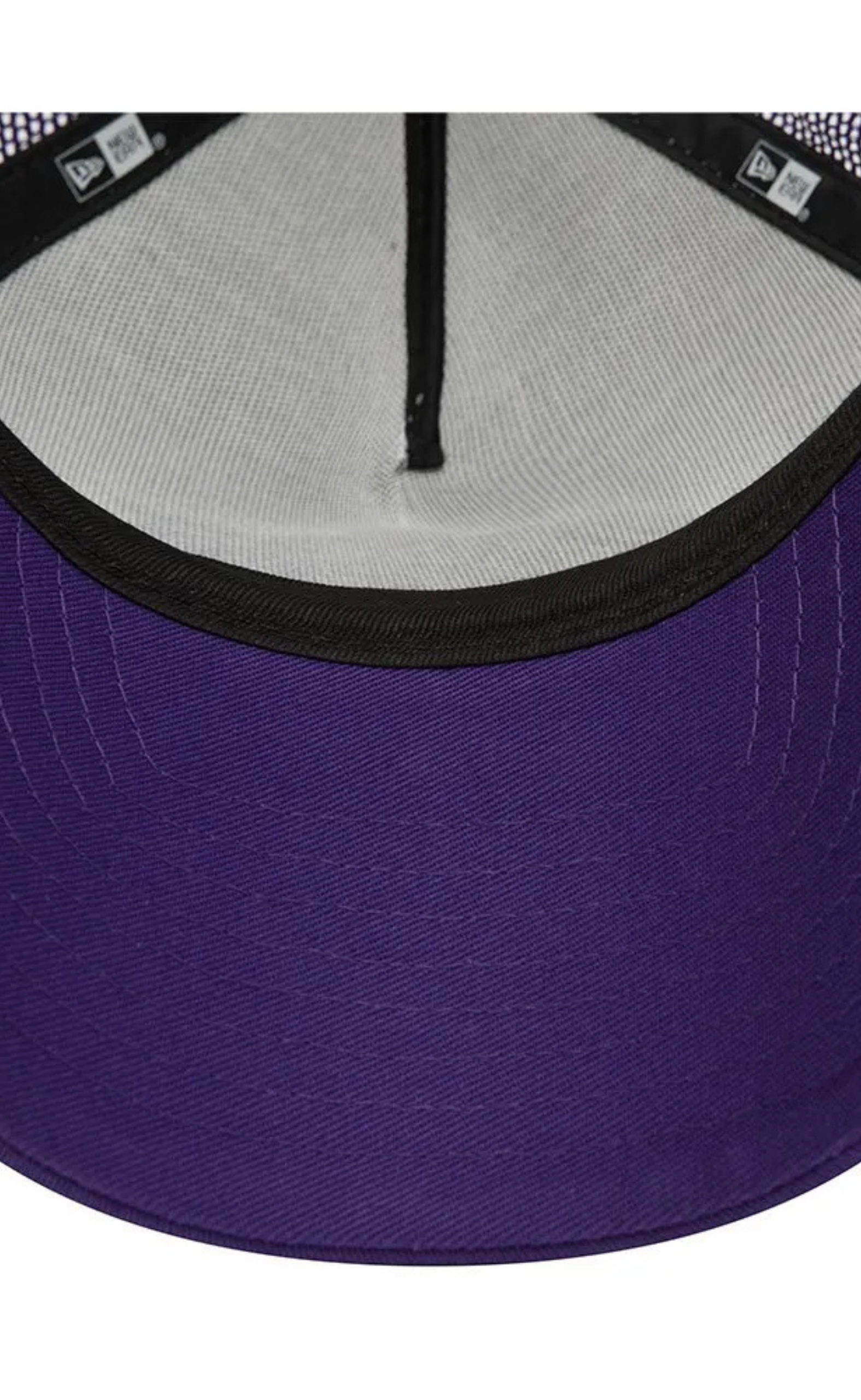 TEAM COLOUR BLOCK TRUCKER PURPLE HAT