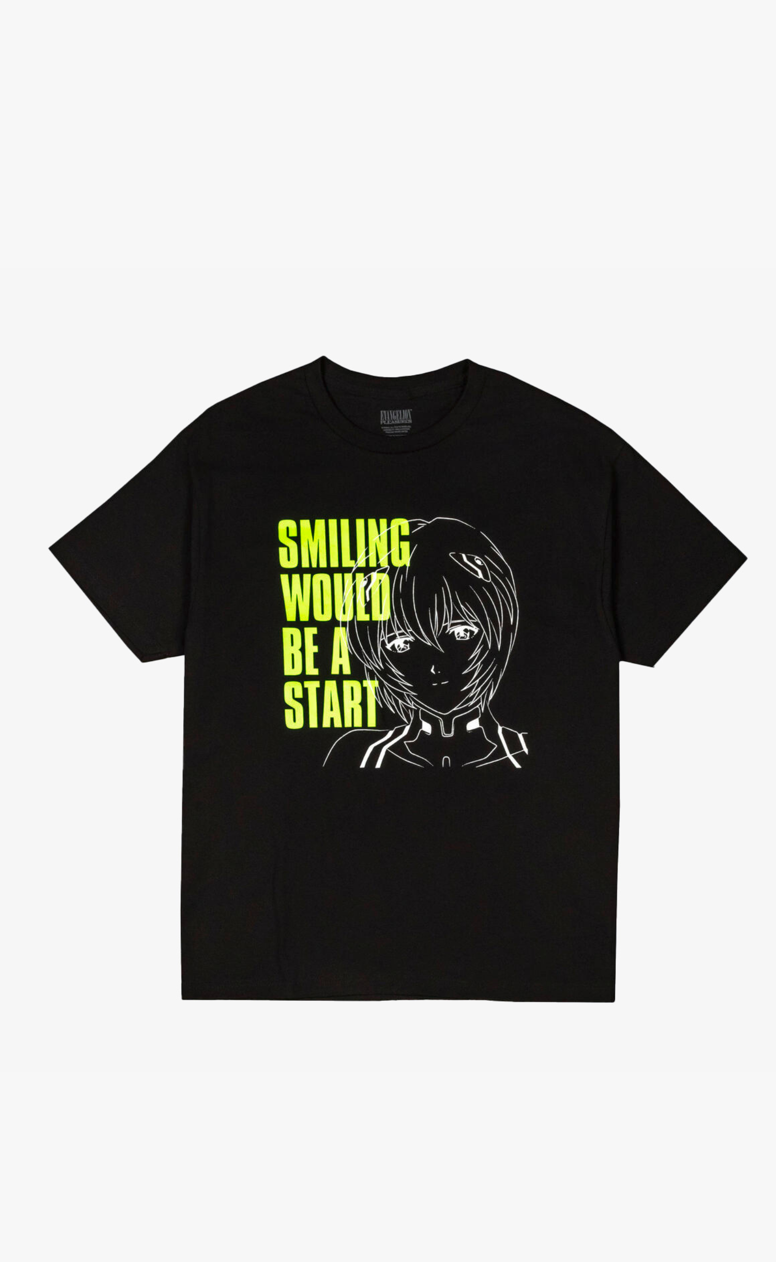 SMILING BLACK T-SHIRT