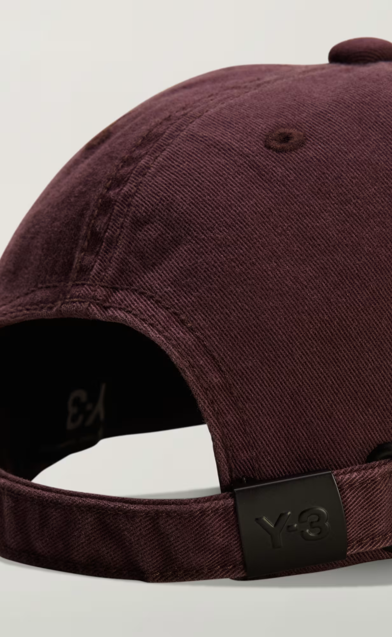 Y-3 DAD BURGUNDY HAT